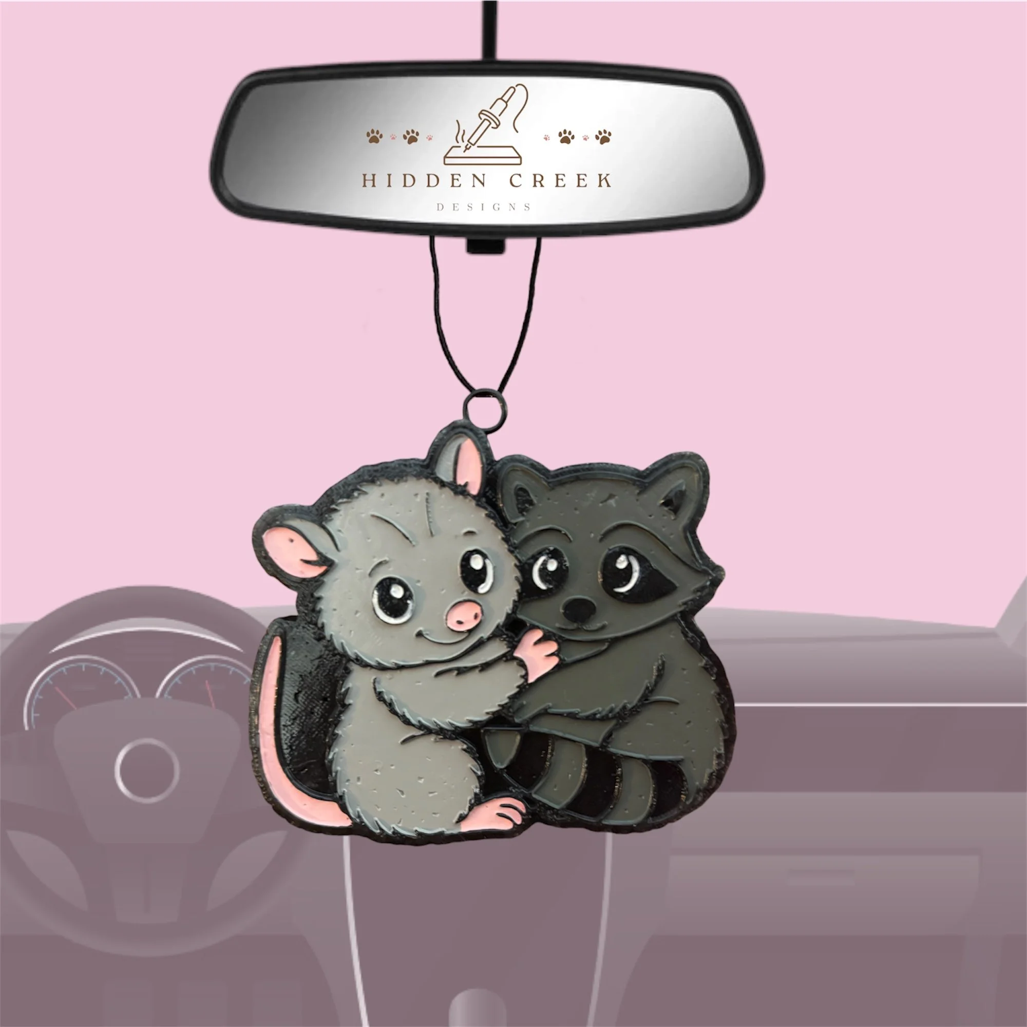 Possum and Racoon friends