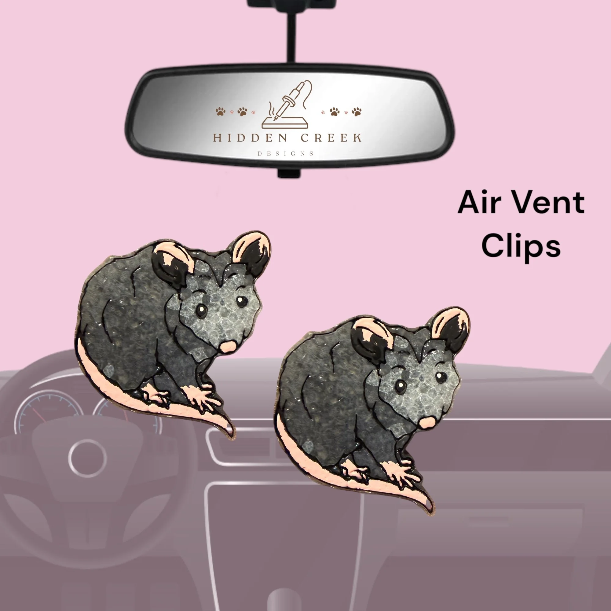 Baby Possum vent clips