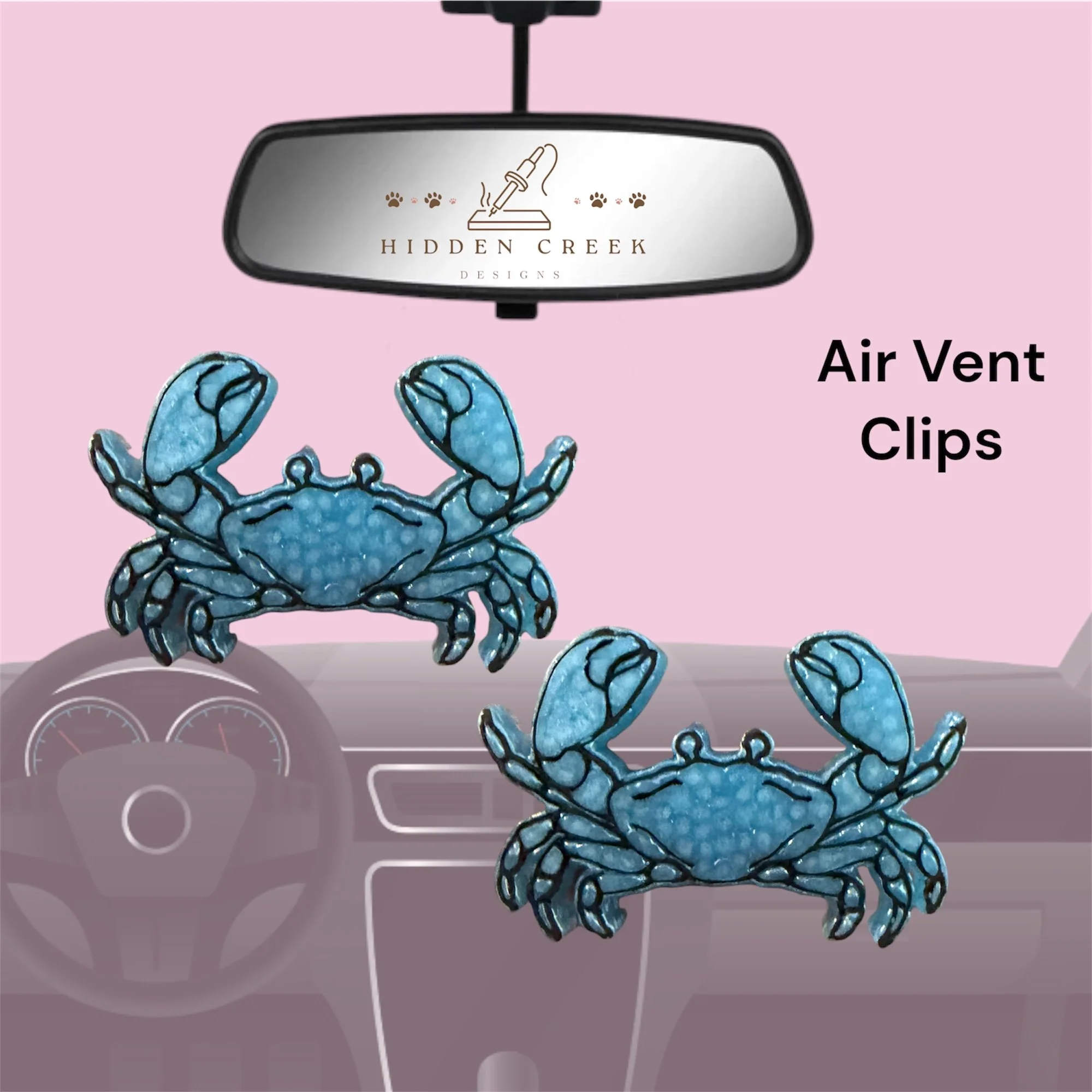 Crab vent clips