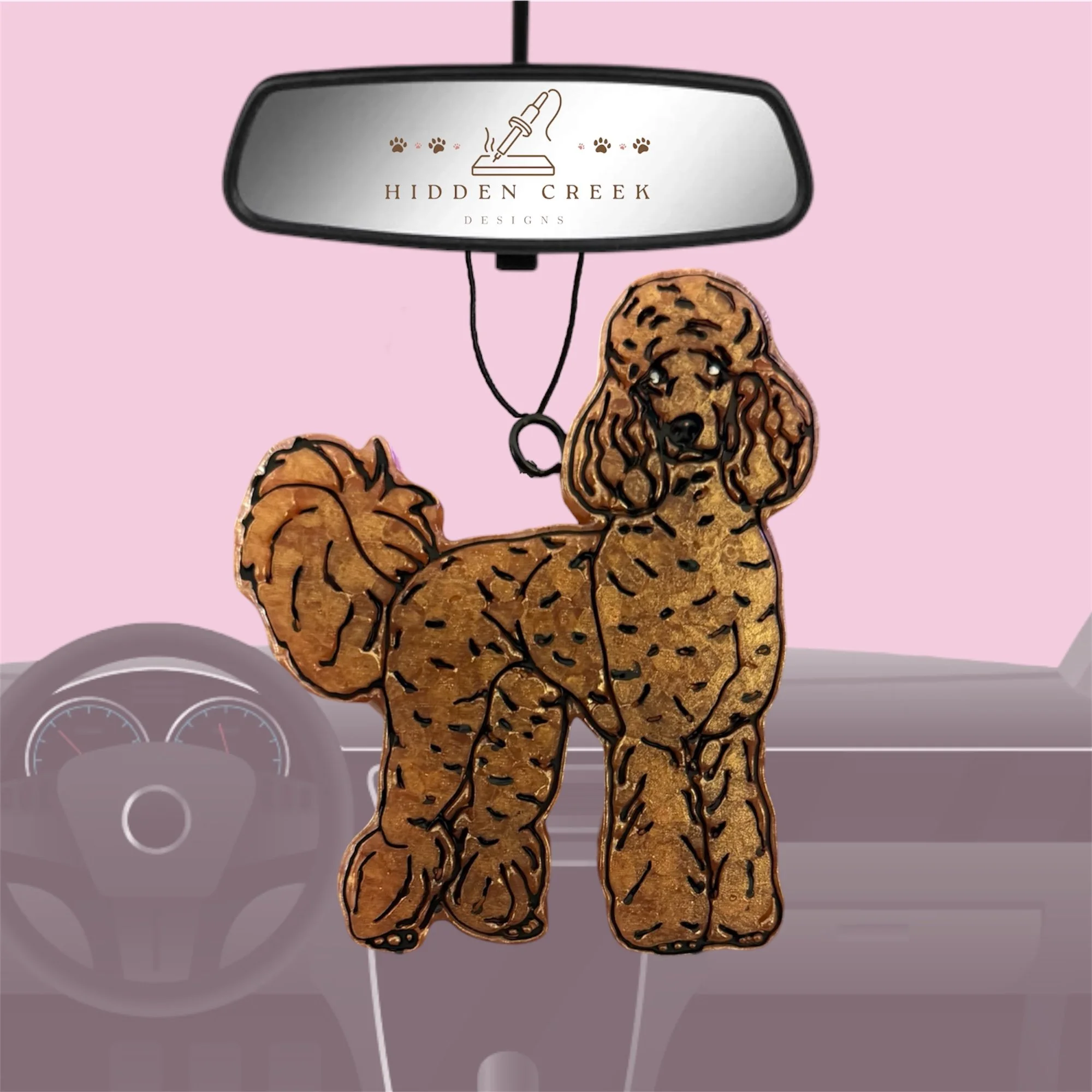 Poodle, fluffy cut