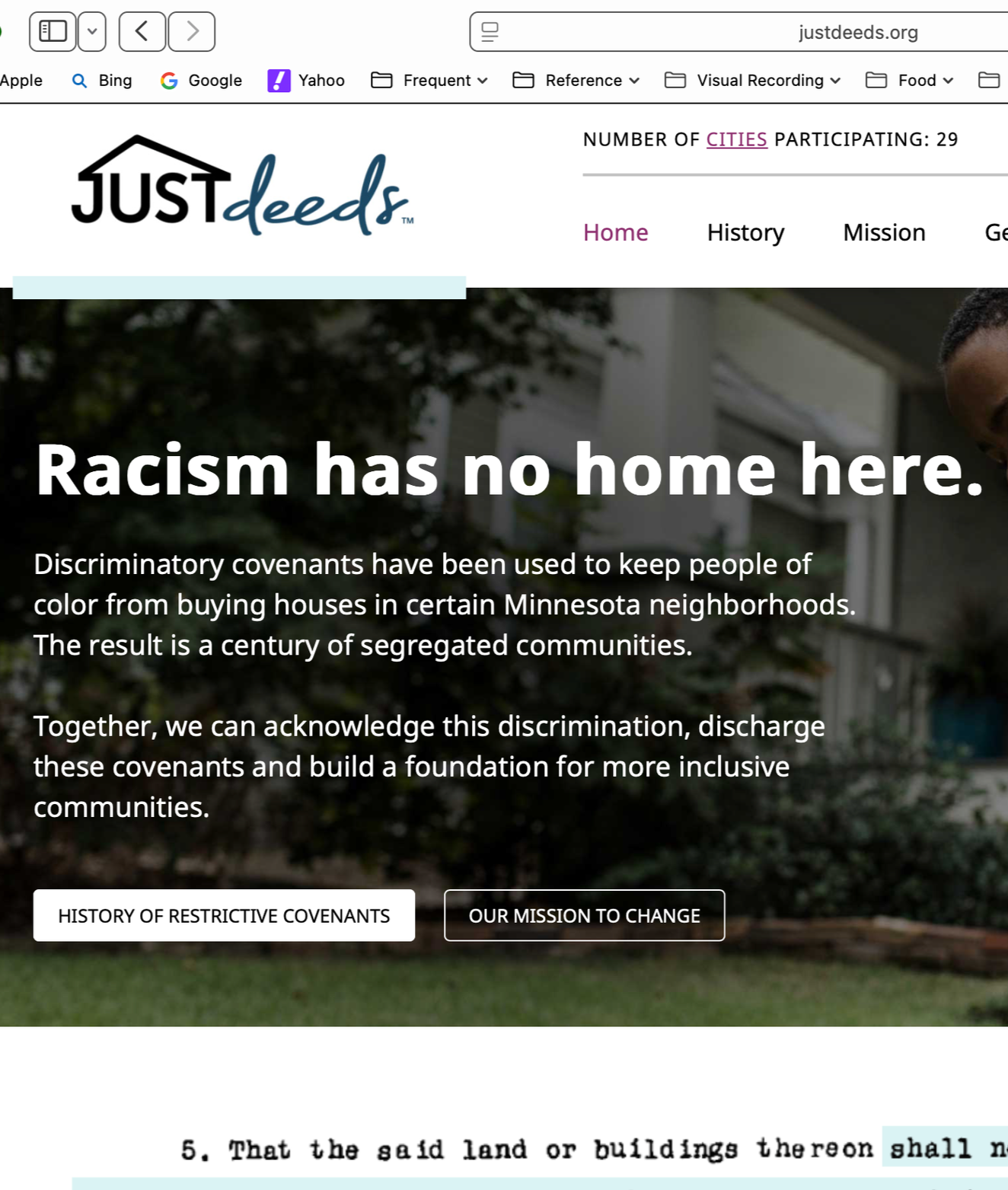 The Just Deeds Project