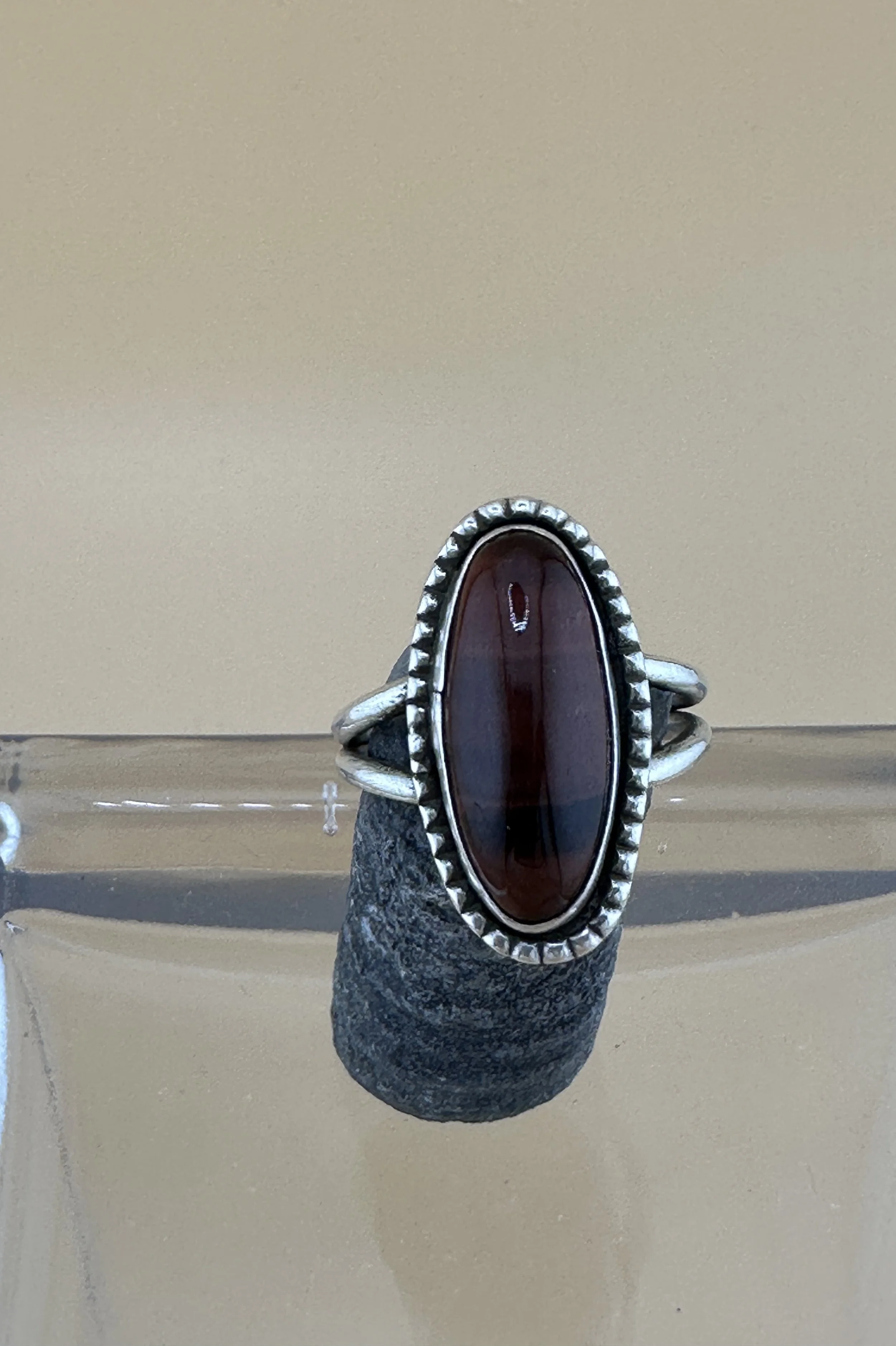 Red Tiger's Eye Ring