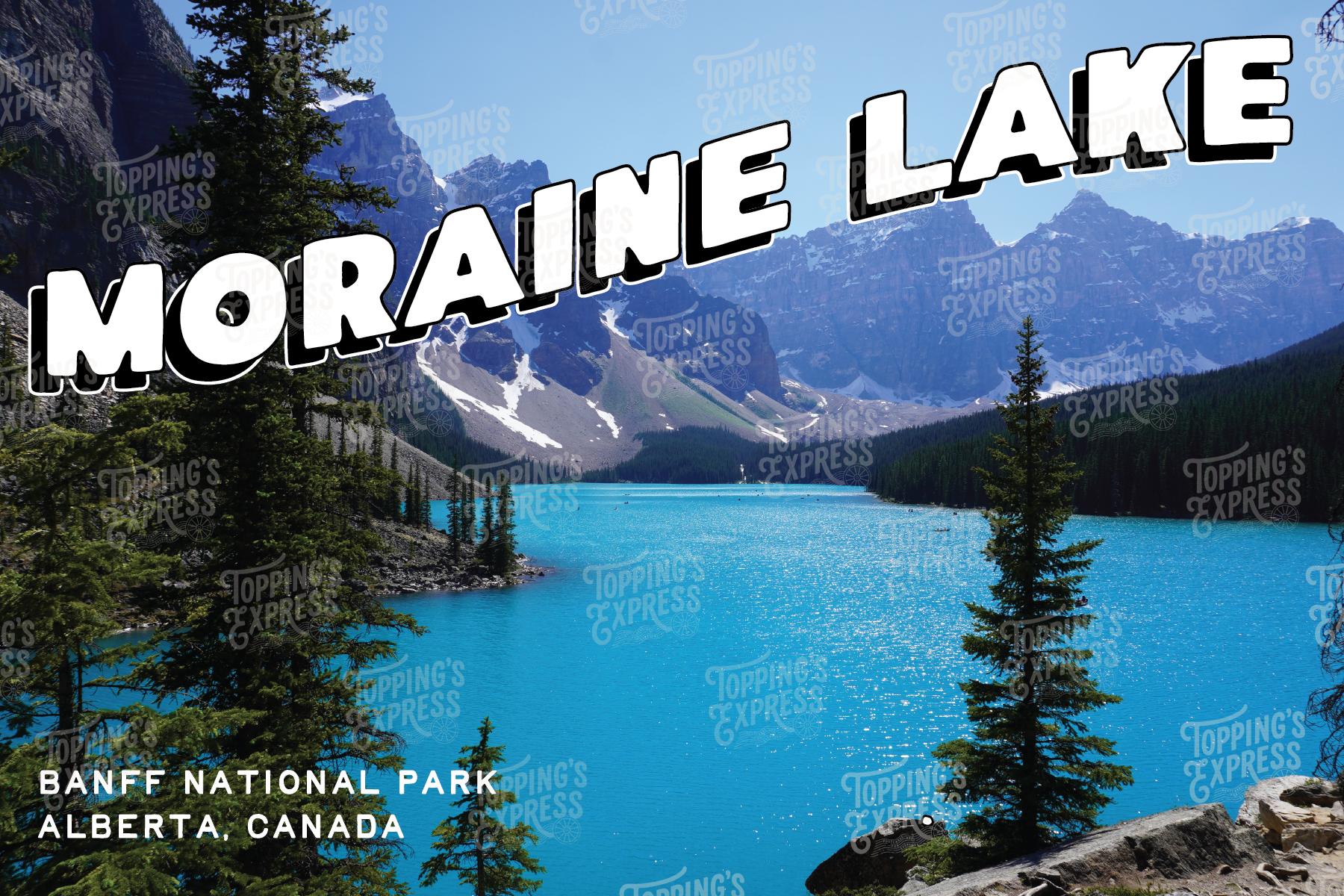 Moraine Lake Postcard - Single