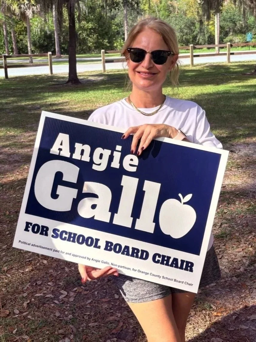 Request a Sign — Angie Gallo for Orange County School Board Chair