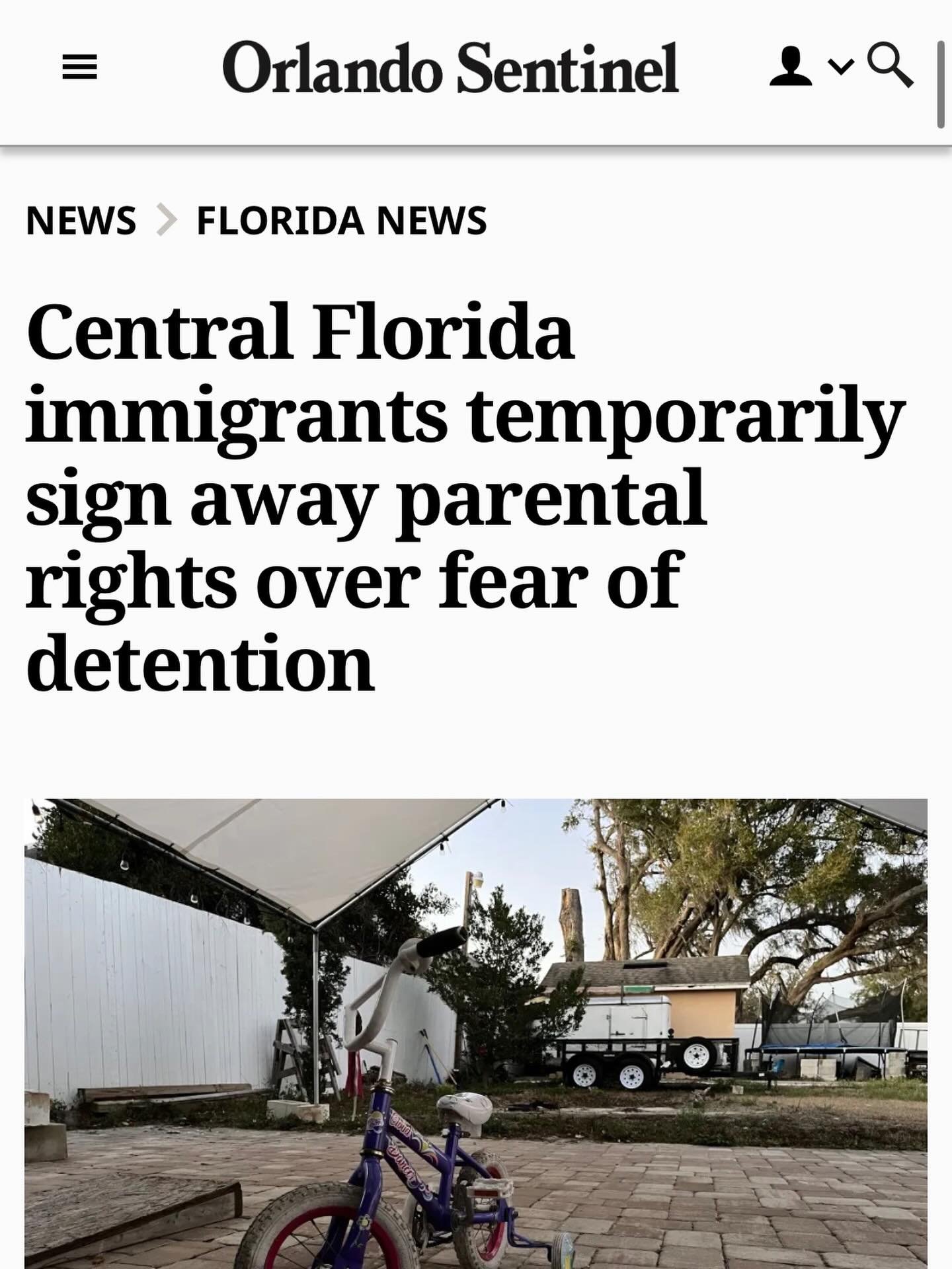 Parents in Central Florida are signing temporary guardianship papers so their U.S.-citizen kids won&rsquo;t end up in foster care if mom or dad is detained or deported. These families are forced to choose between daily life and preparing for the unth