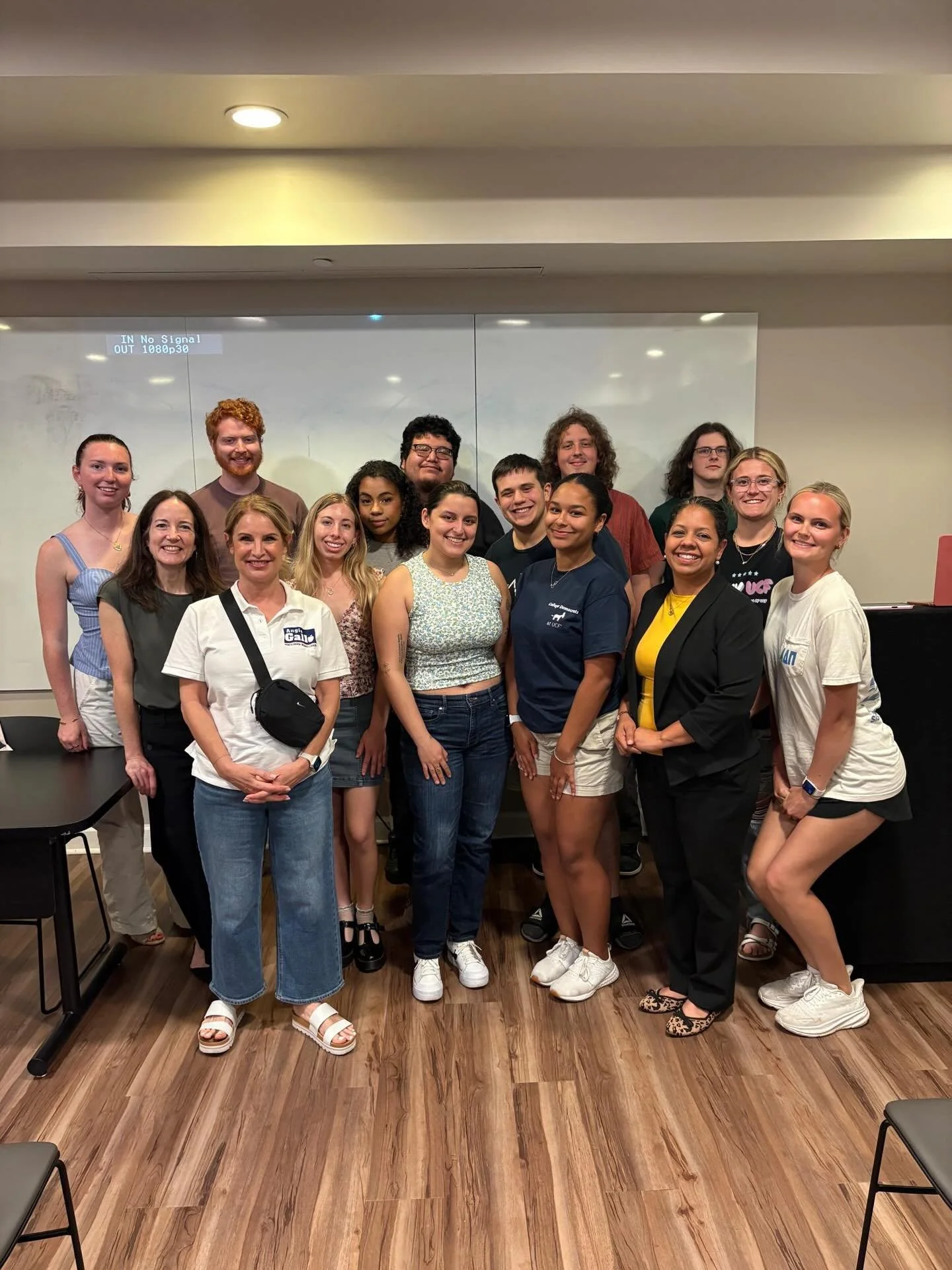 So grateful for the opportunity to speak at my alma mater and join the UCF Dems School Board Roundtable this week 🖤💛 Alongside fellow School Board members Stephanie Vanos and Melissa Marantes, we spoke with students about the upcoming School Board 