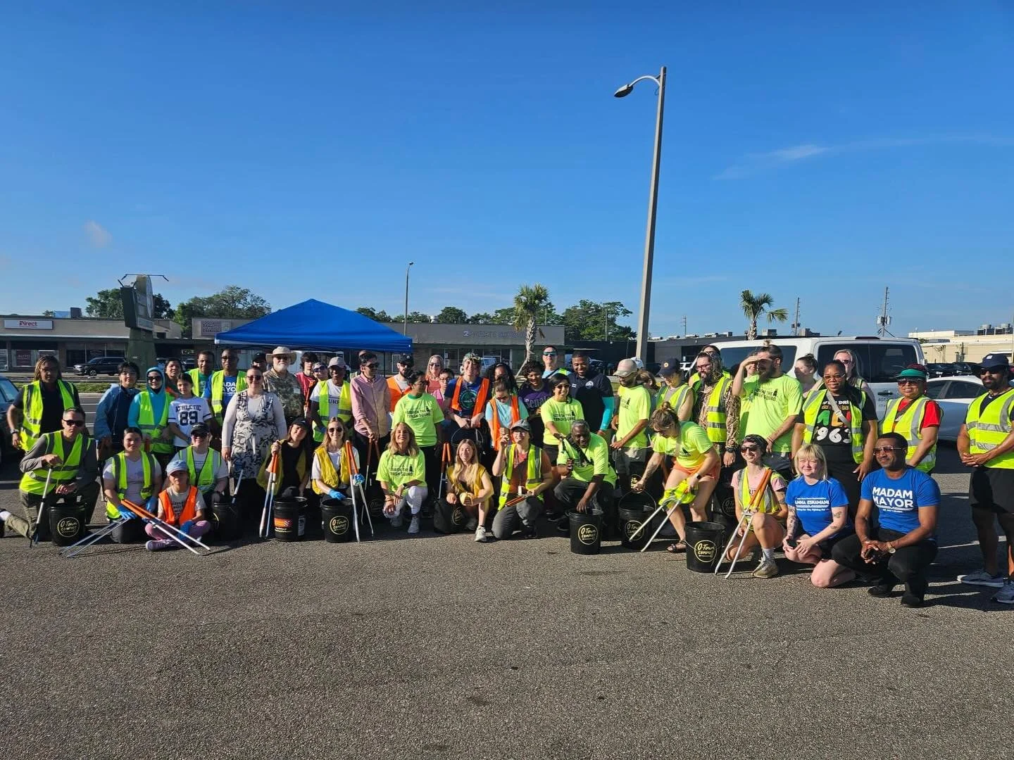 This morning we were out for an Earth Day clean-up and collected hundreds of pounds of trash. 🌎♻️

Days like today remind us how powerful community action can be! Shoutout to the amazing volunteers who dedicated their time and energy to protecting o