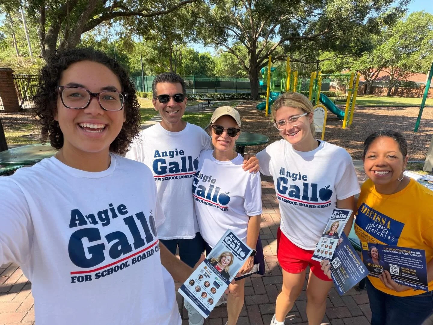So happy to support my friend @melissafordistrict1 who is running to succeed me as Orange County District 1 School Board Member. We were out knocking on doors yesterday and had some great conversations about our community and how we plan to improve o