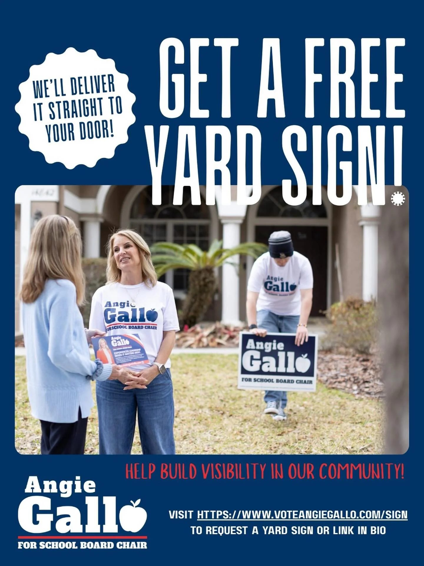 Show your support and help us build a strong community! The more signs we get out there, the more engagement we&rsquo;ll have with voters. Our campaign is powered by the people, and we can&rsquo;t do this without you! 💙🤝

Sign up at the link in bio