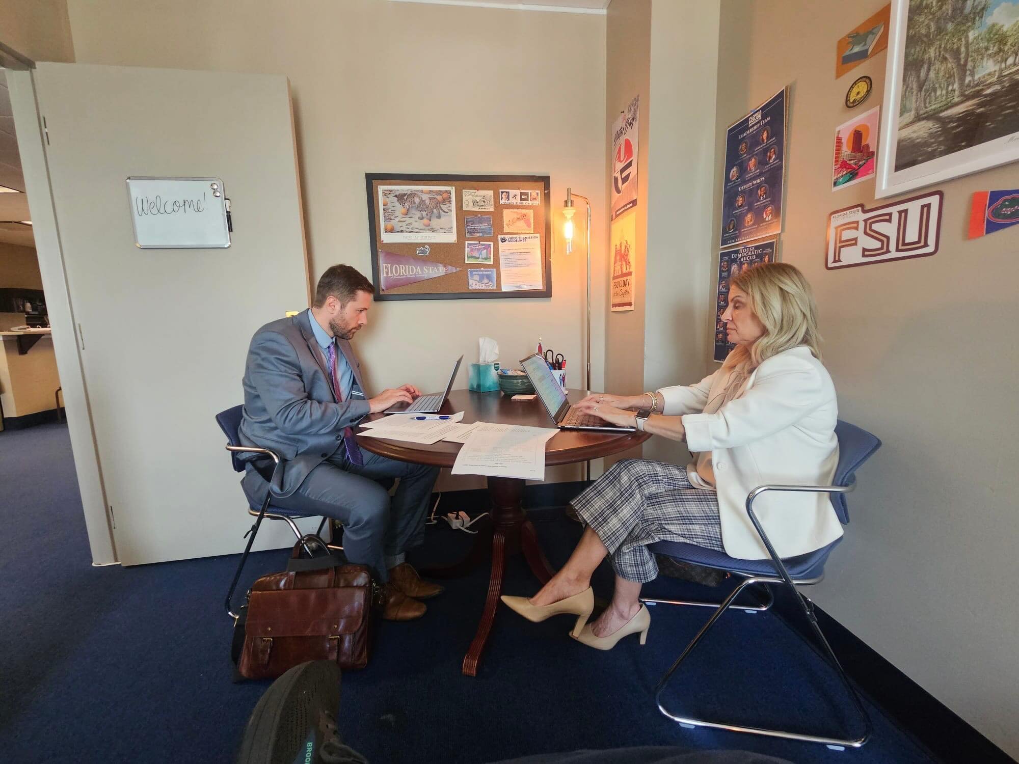 Back from Tallahassee with more updates coming soon!

Be sure to sign up for my weekly newsletter to stay informed about our campaign, what&rsquo;s happening up in Tallahassee, and ways you can get involved.

➡️ Click the link in bio or visit voteang
