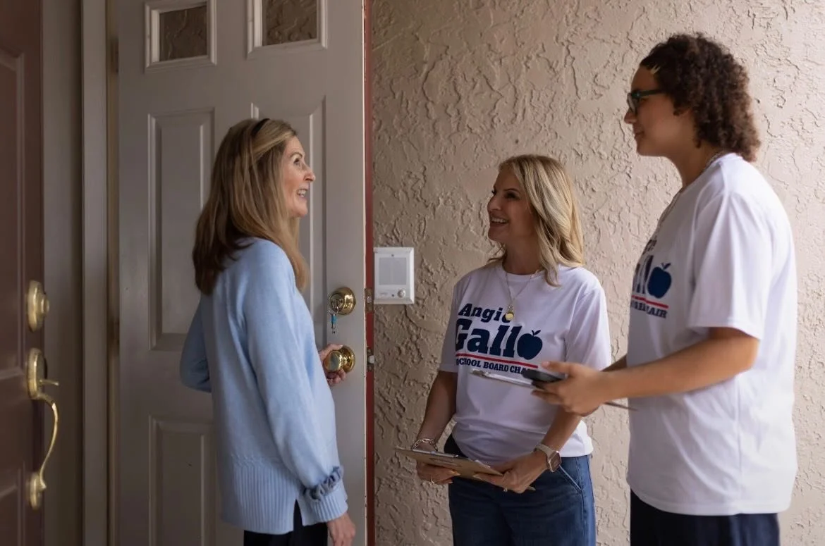 Ready to make an impact? Join Team Gallo knocking on doors and connecting with neighbors this summer! 😎☀️

No prior experience? That&rsquo;s okay! We&rsquo;ll teach you everything you need to know and pair you up before we head out.

If you believe 
