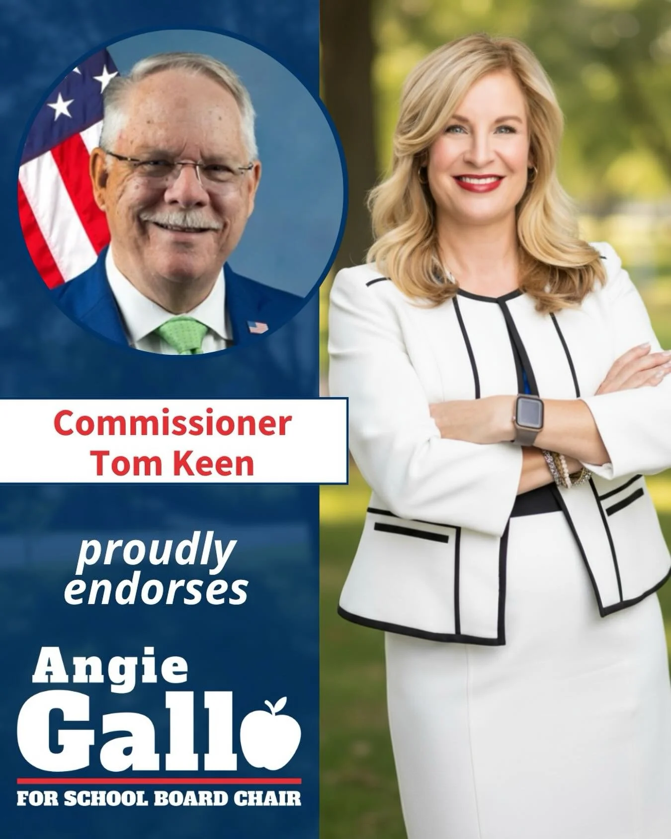 ENDORSEMENT ALERT: &ldquo;As a former state representative, I saw firsthand how public education is under attack in Florida. I endorse Angie Gallo because she will fight for our public schools and work on issues that matter the most to our families. 