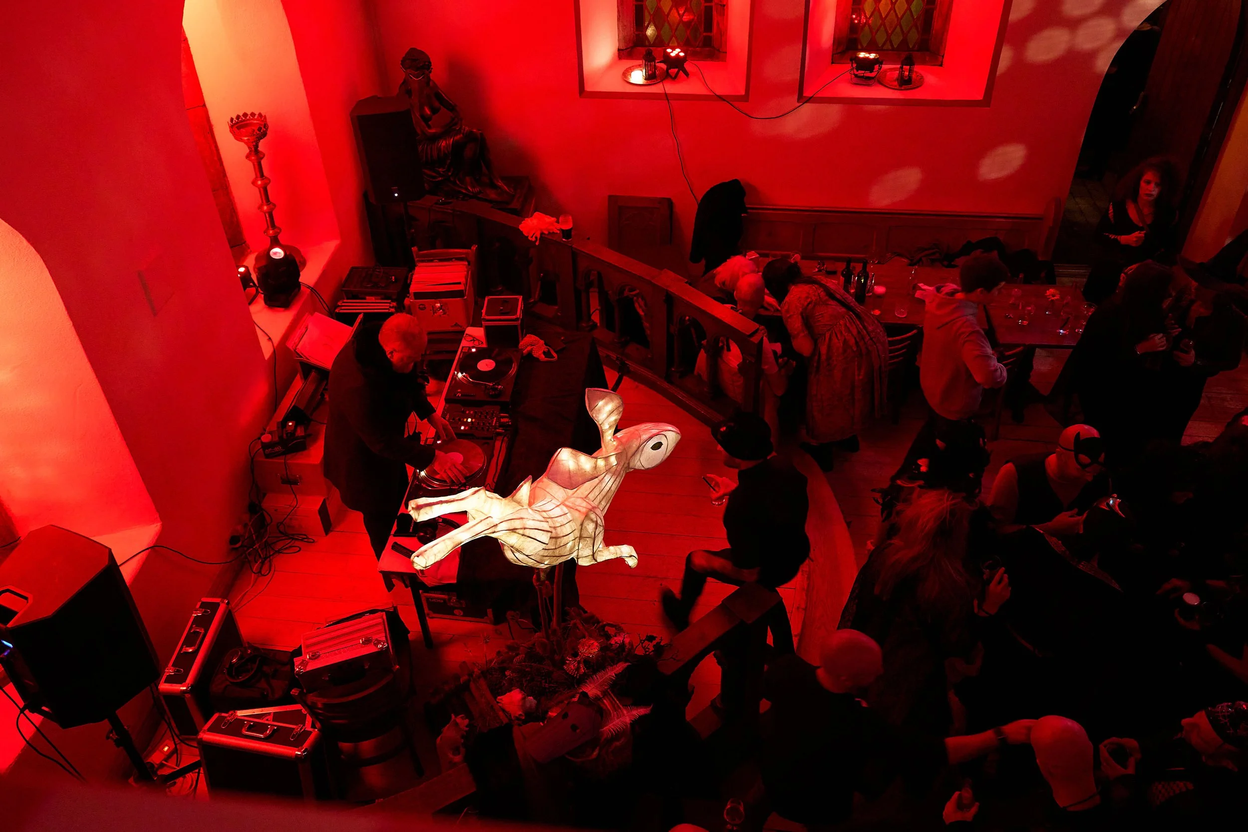 Costume and fancy dress ball, Divil's Disco at 10 Bridge Street. An Feile Eile, Killorglin, Co Kerry.