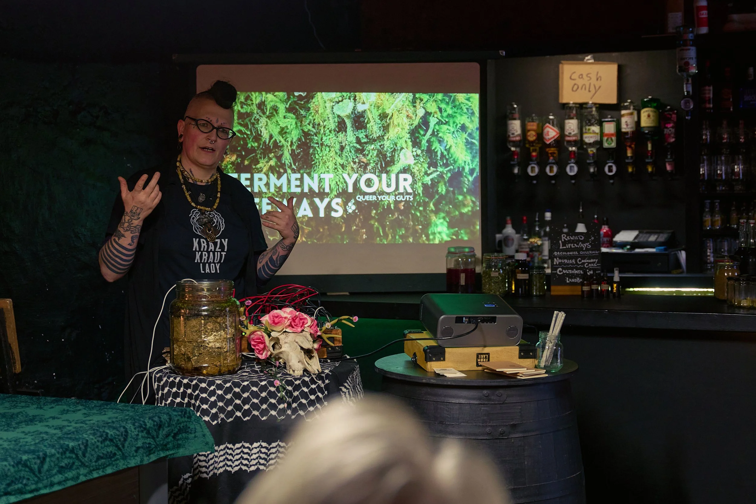 "Queer Your Guts" fermentation workshop by Savage Craic in Co Clare. An Feile Eile, Killorglin, Co Kerry.