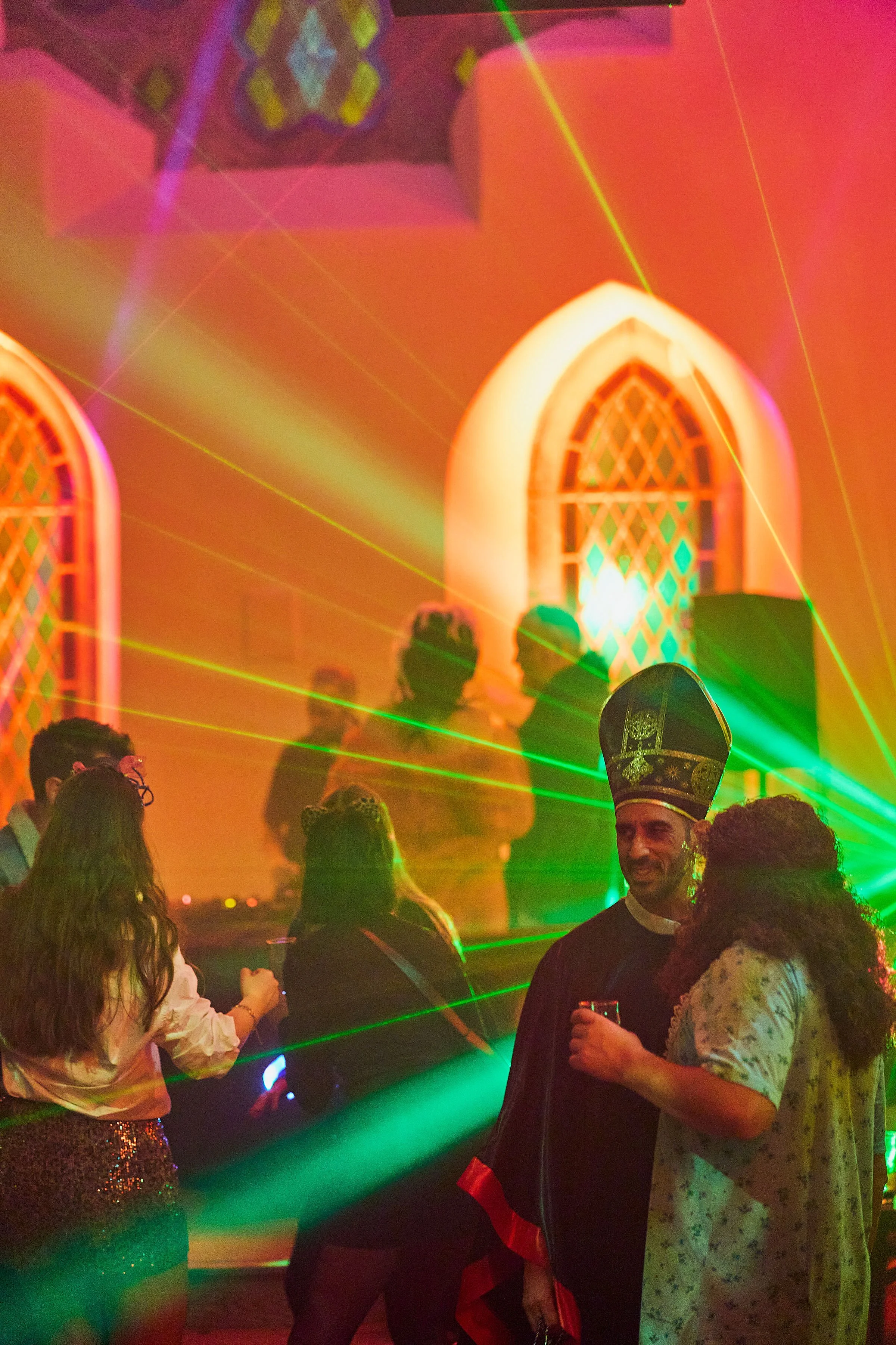 Costume and fancy dress ball, Divil's Disco at 10 Bridge Street. An Feile Eile, Killorglin, Co Kerry.