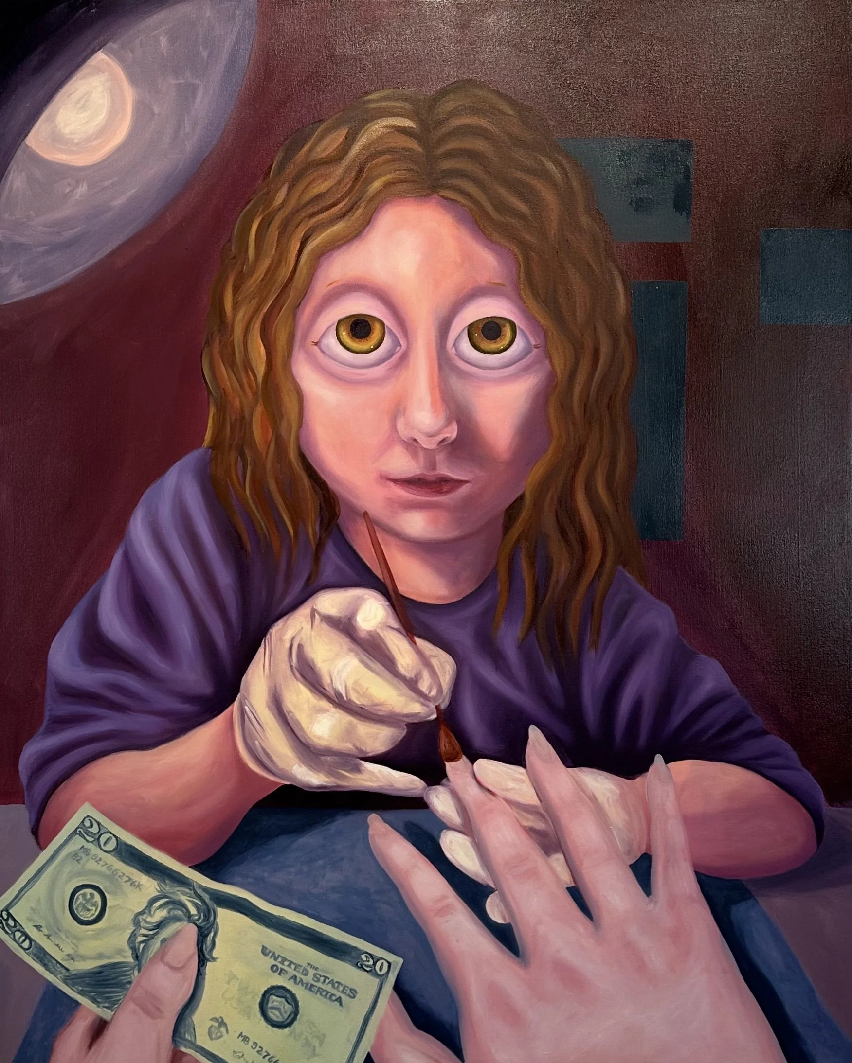 How Long?, oil on canvas, 40” x 50”, 2023