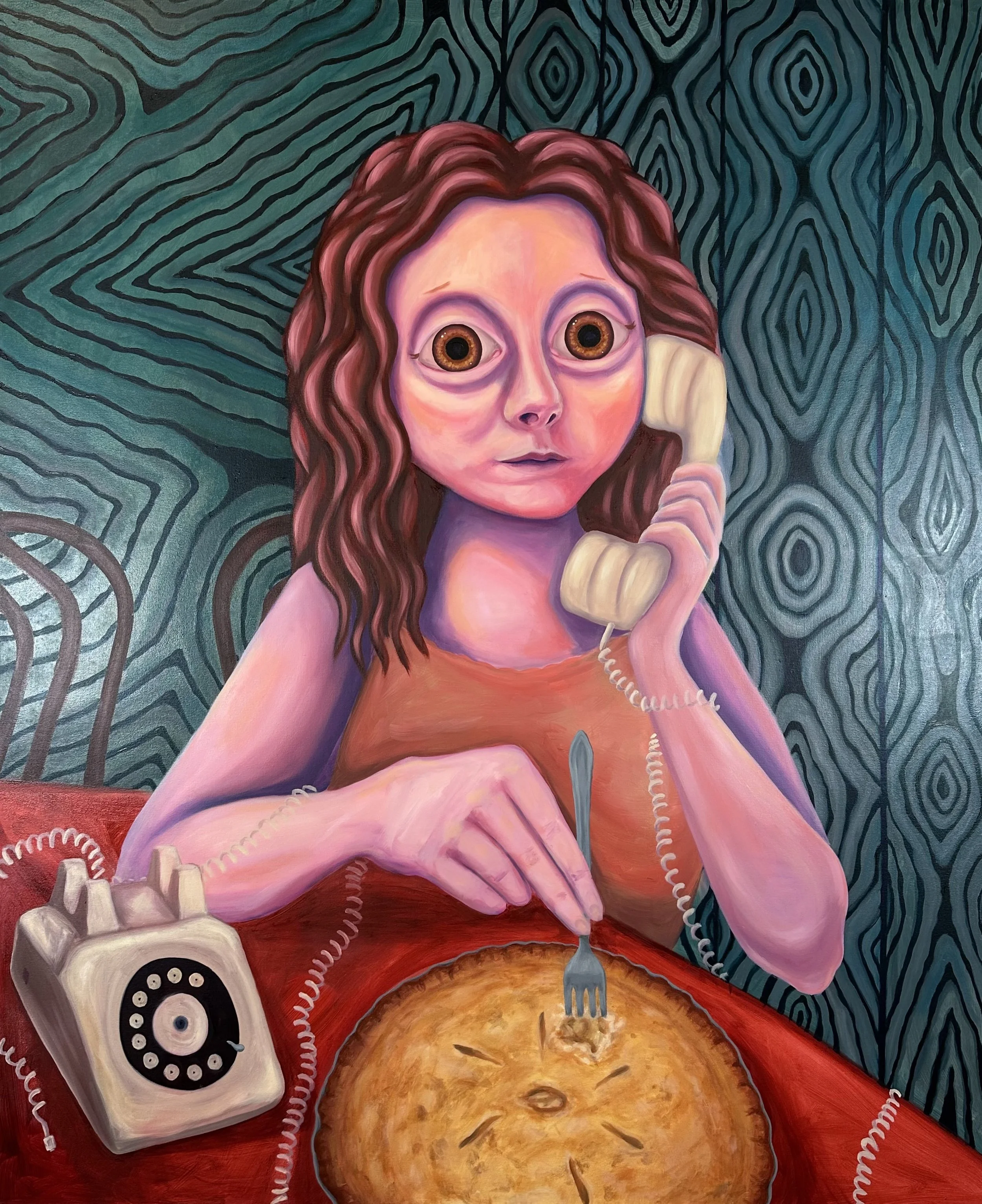 Good Grief, oil on canvas, 56” x 68”, 2023