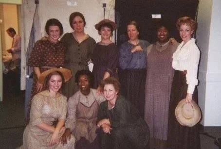Lizzie Phagan, "Parade," First National Tour, backstage