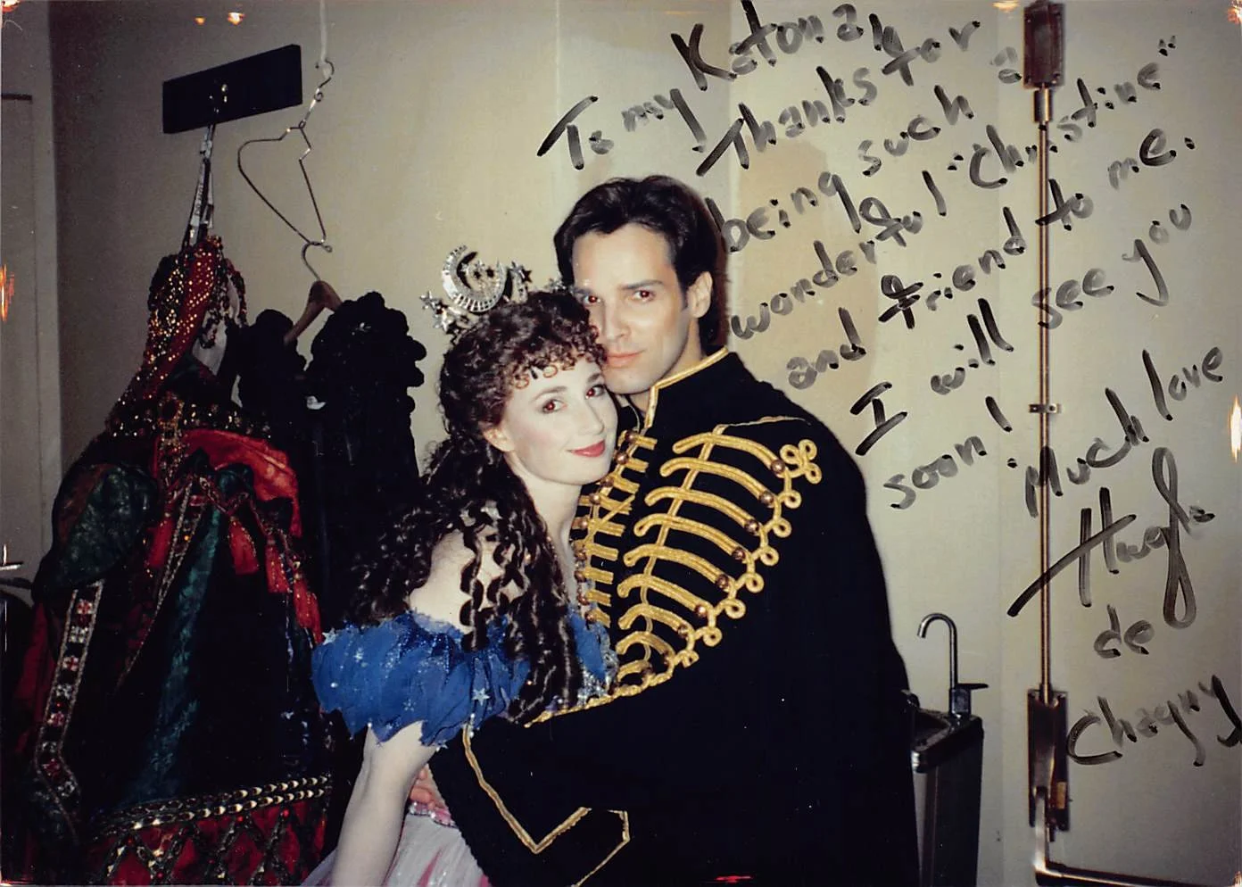 Christine, "Phantom of the Opera," Broadway with Hugh Panaro