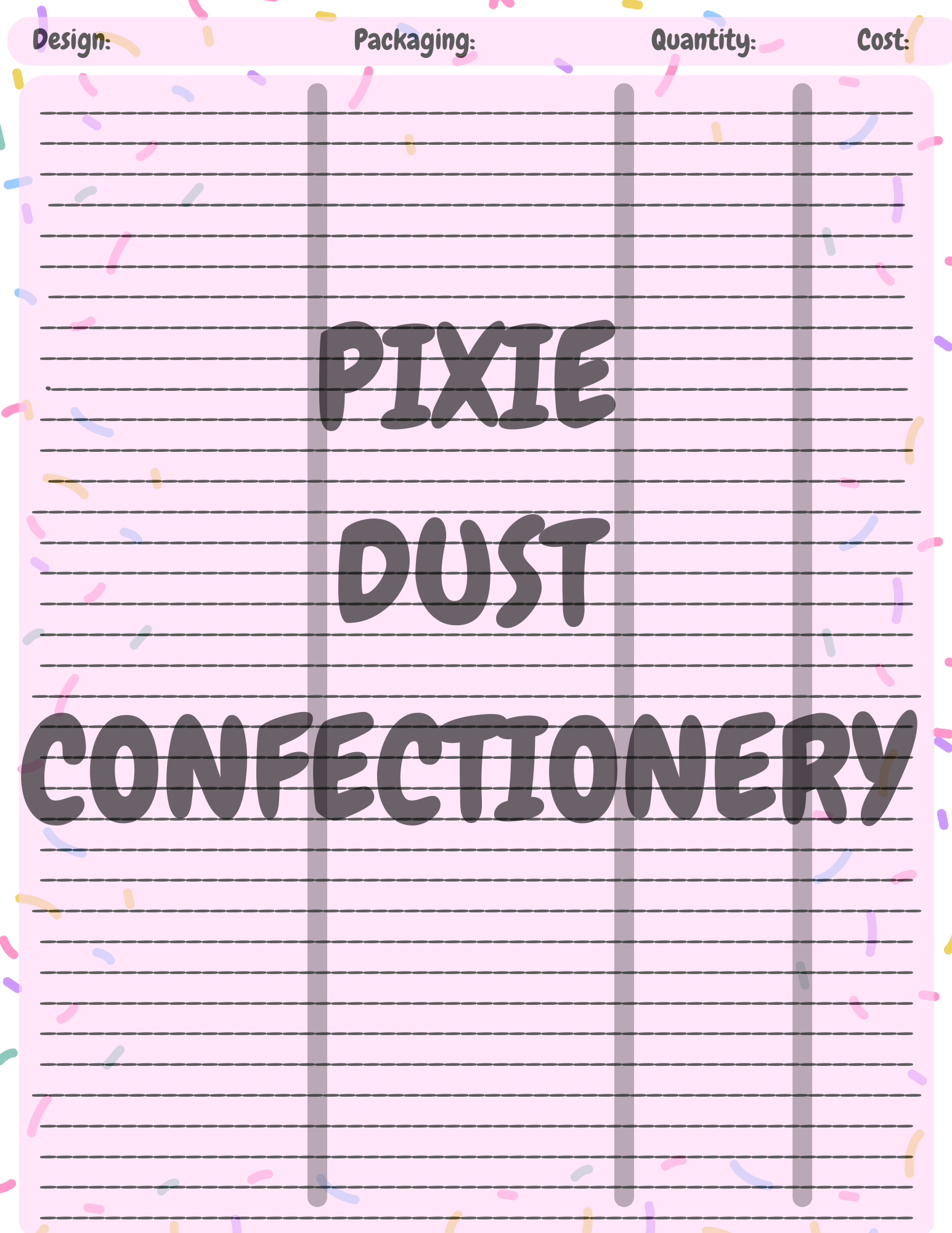 Pre Sale/ Pop Up Sheet-Single- Digital Download