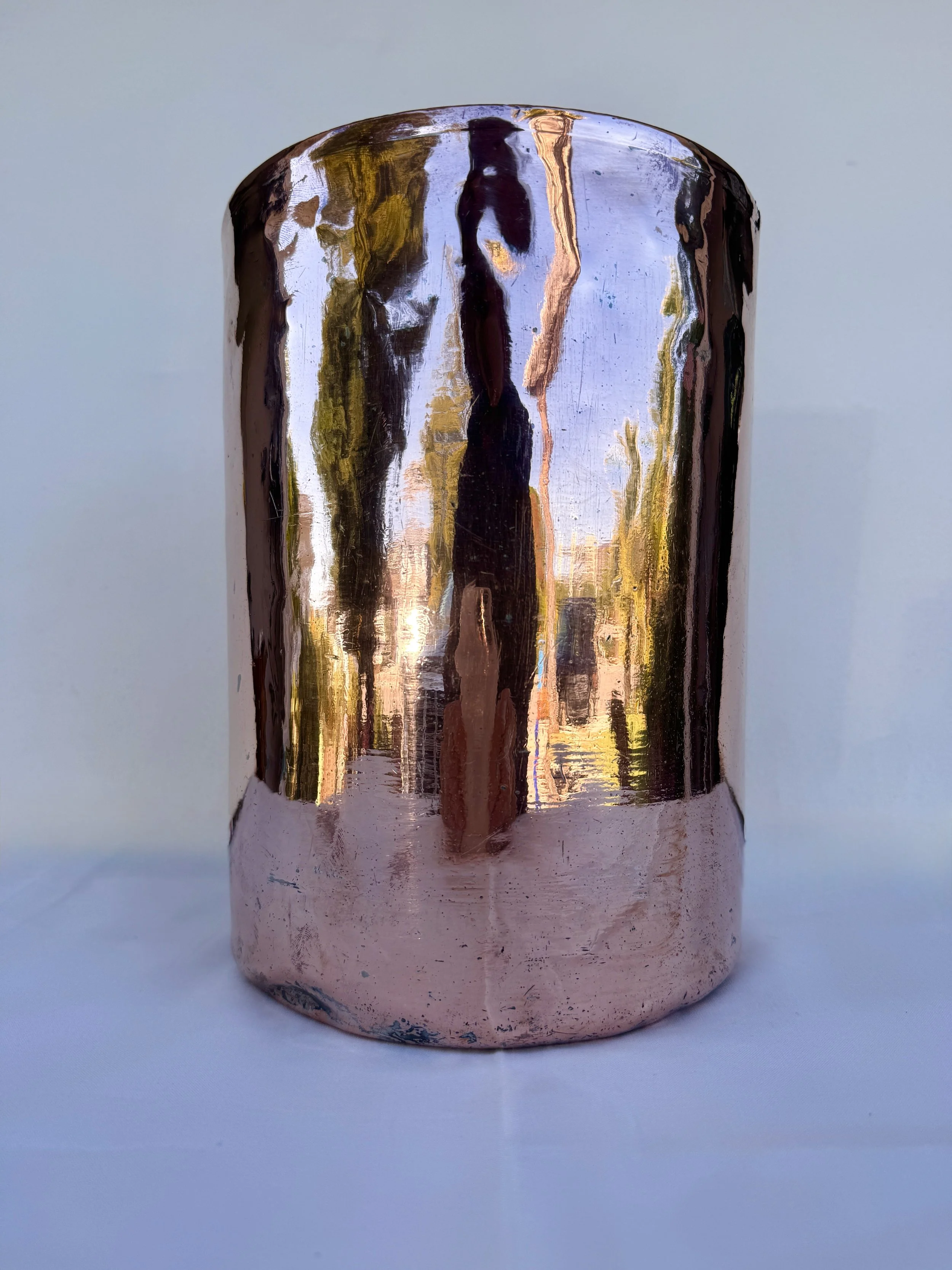 Early 19th-Century French Copper Rafraichissoir (Wine or Champagne Cooler)