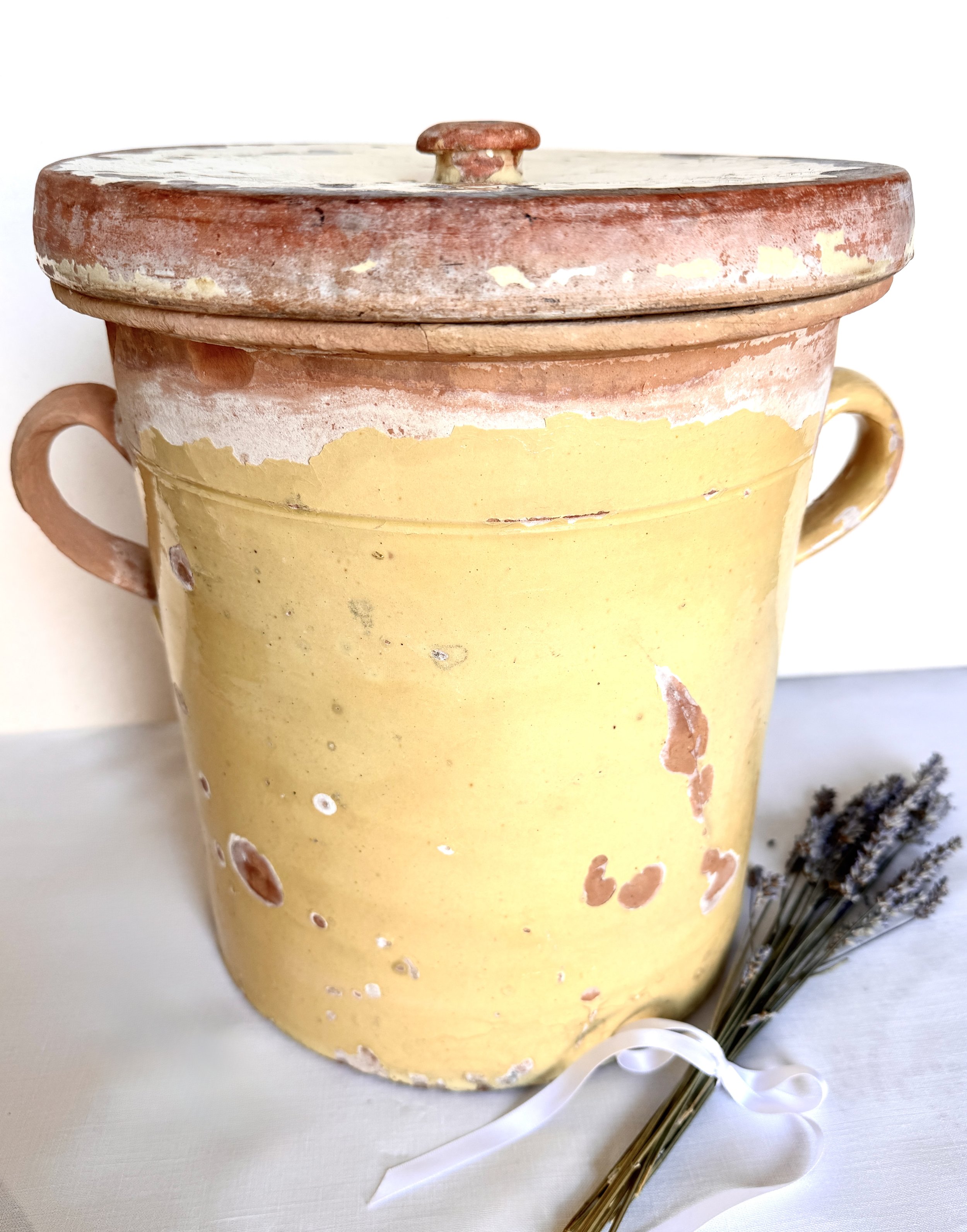 Large French Terracotta Storage Jar, c. 1880-1900