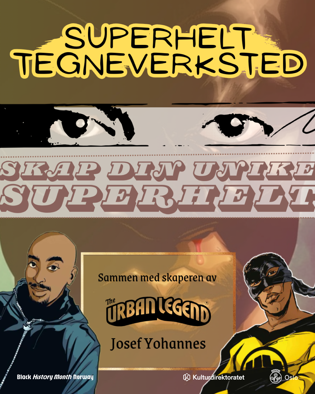 Tegneverksted med Josef Yohannes og The Urban Legend