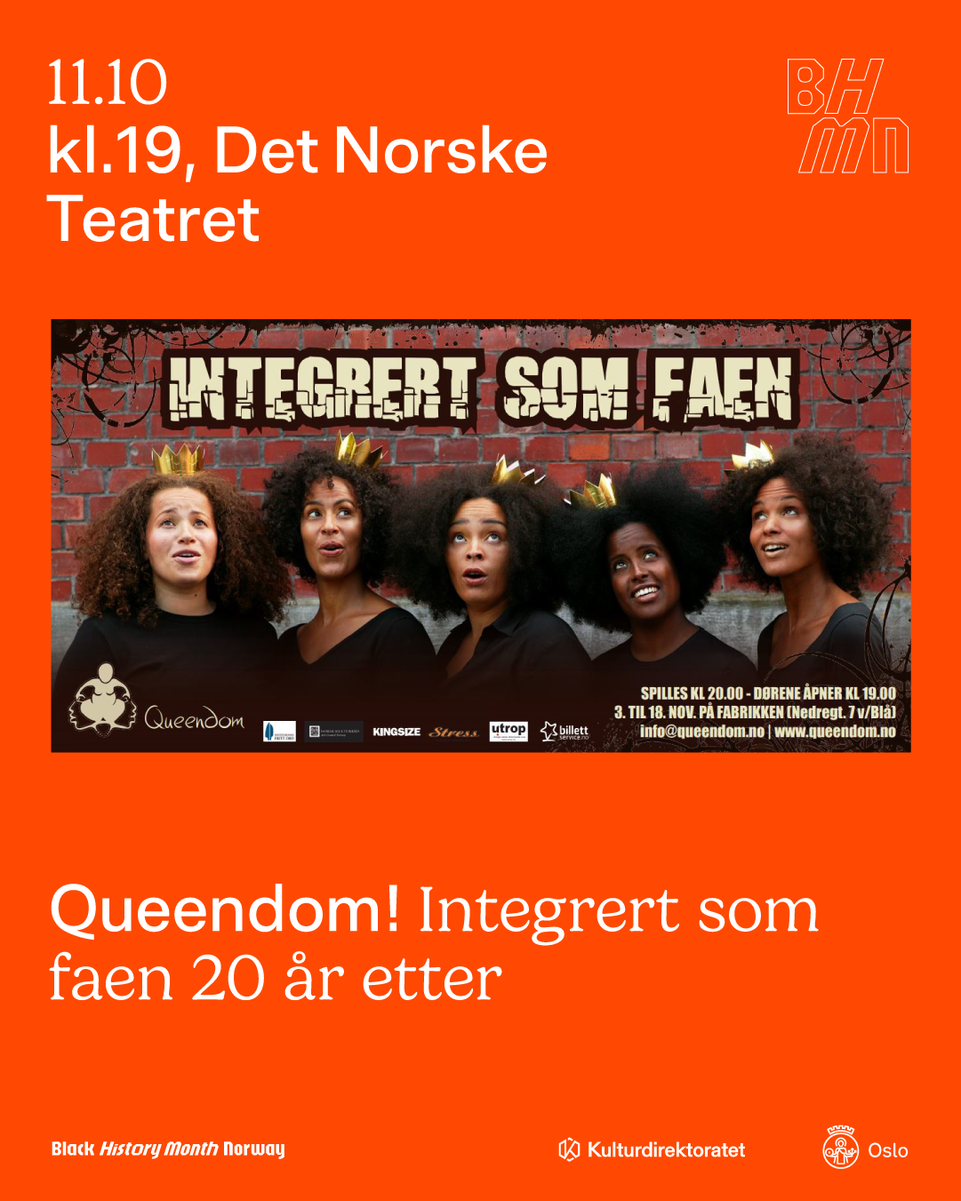 Queendom! Integrert som faen 20 år etter