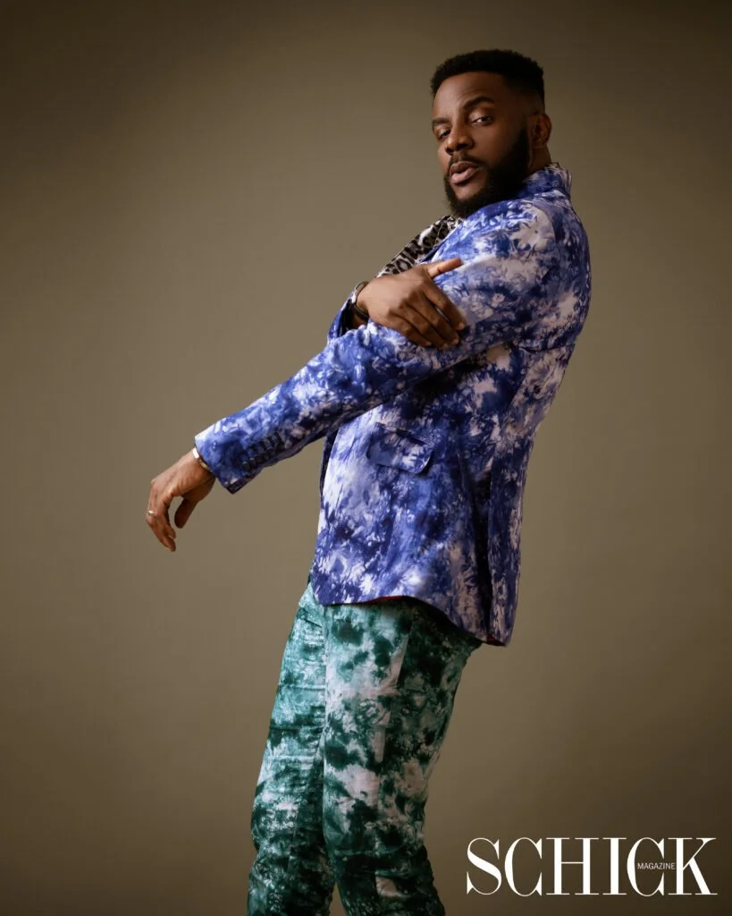 Ebuka Obi-Uchendu on the summer digital cover of SCHICK Magazine, photographed by Emmanuel Oyeleke