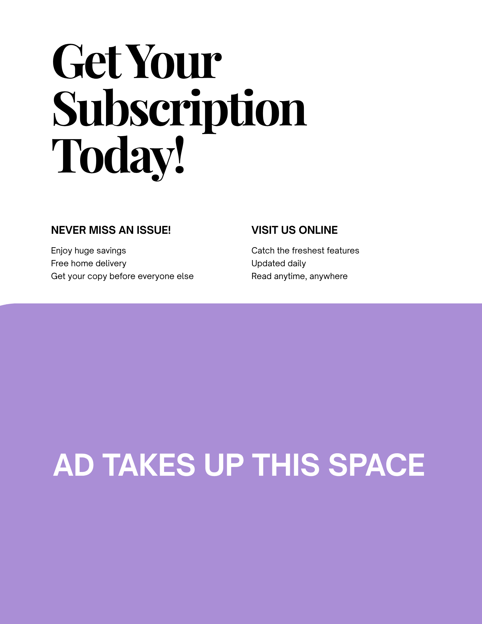 Half Page Ad Placement