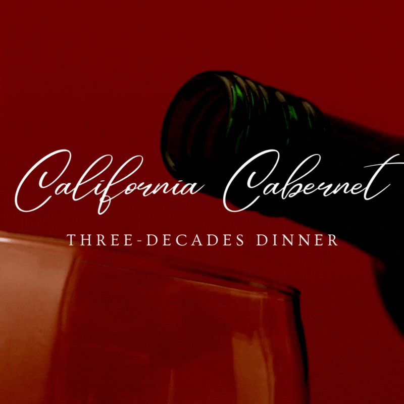 California Cabernet Three-Decades Dinner