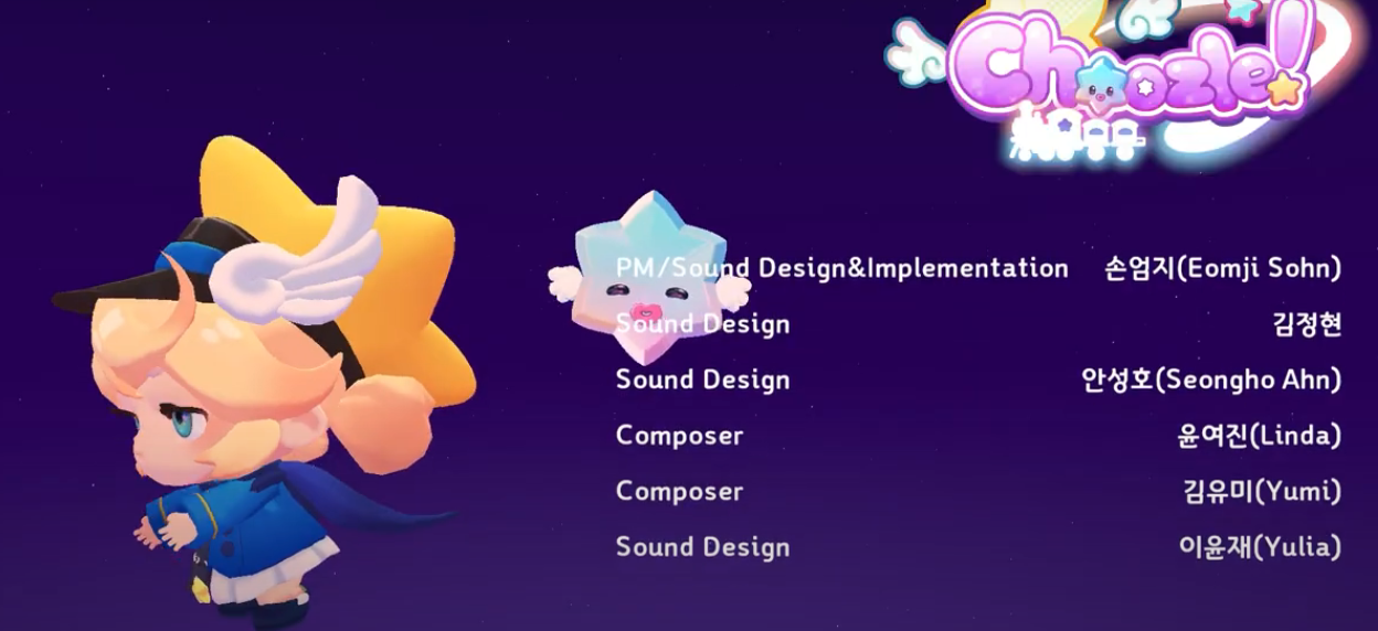 Choozle Game Project Credit