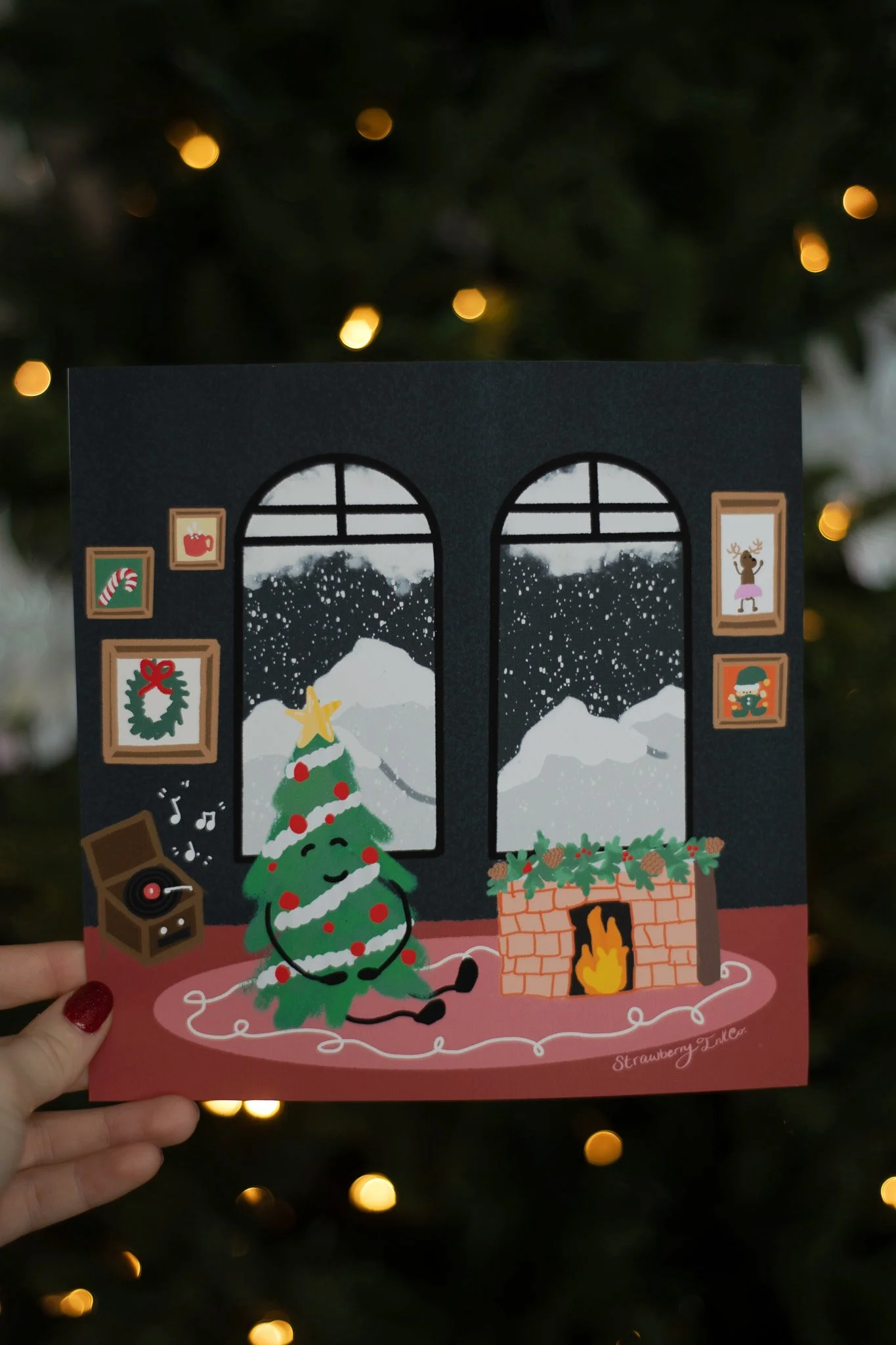 Merry Little Tree - Print