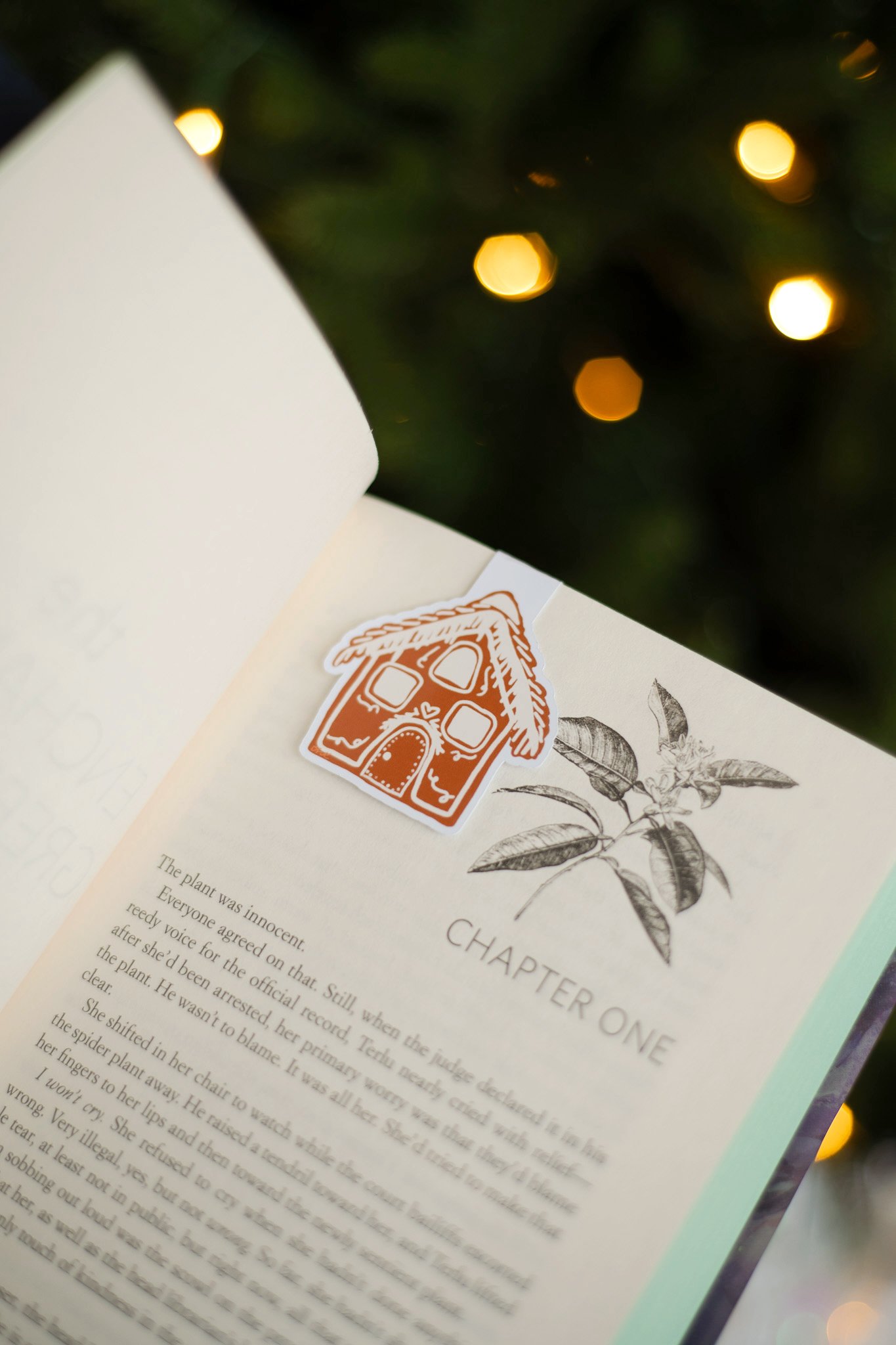 Gingerbread House - Magnetic Bookmark