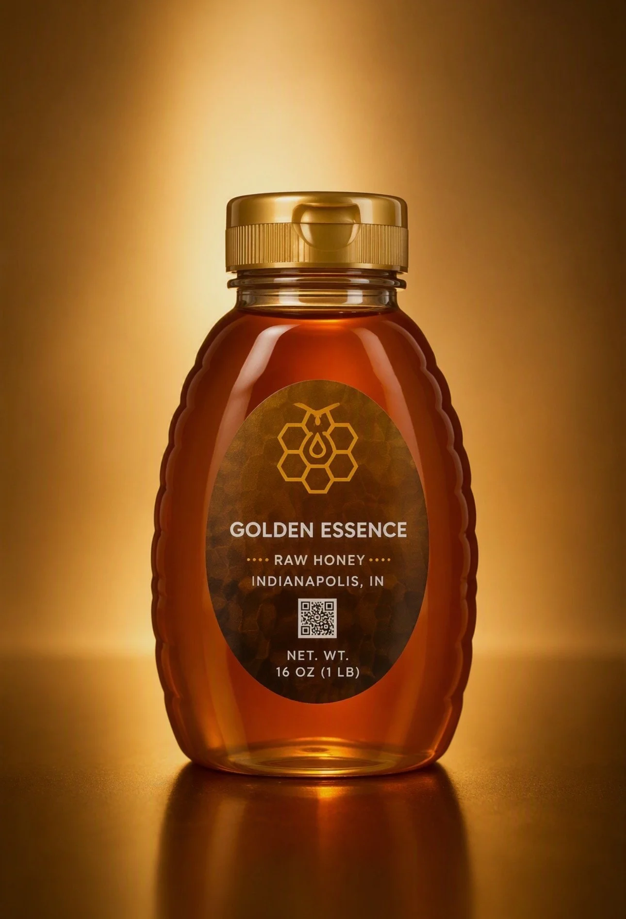 1 lbs (16 oz) Honey Jar