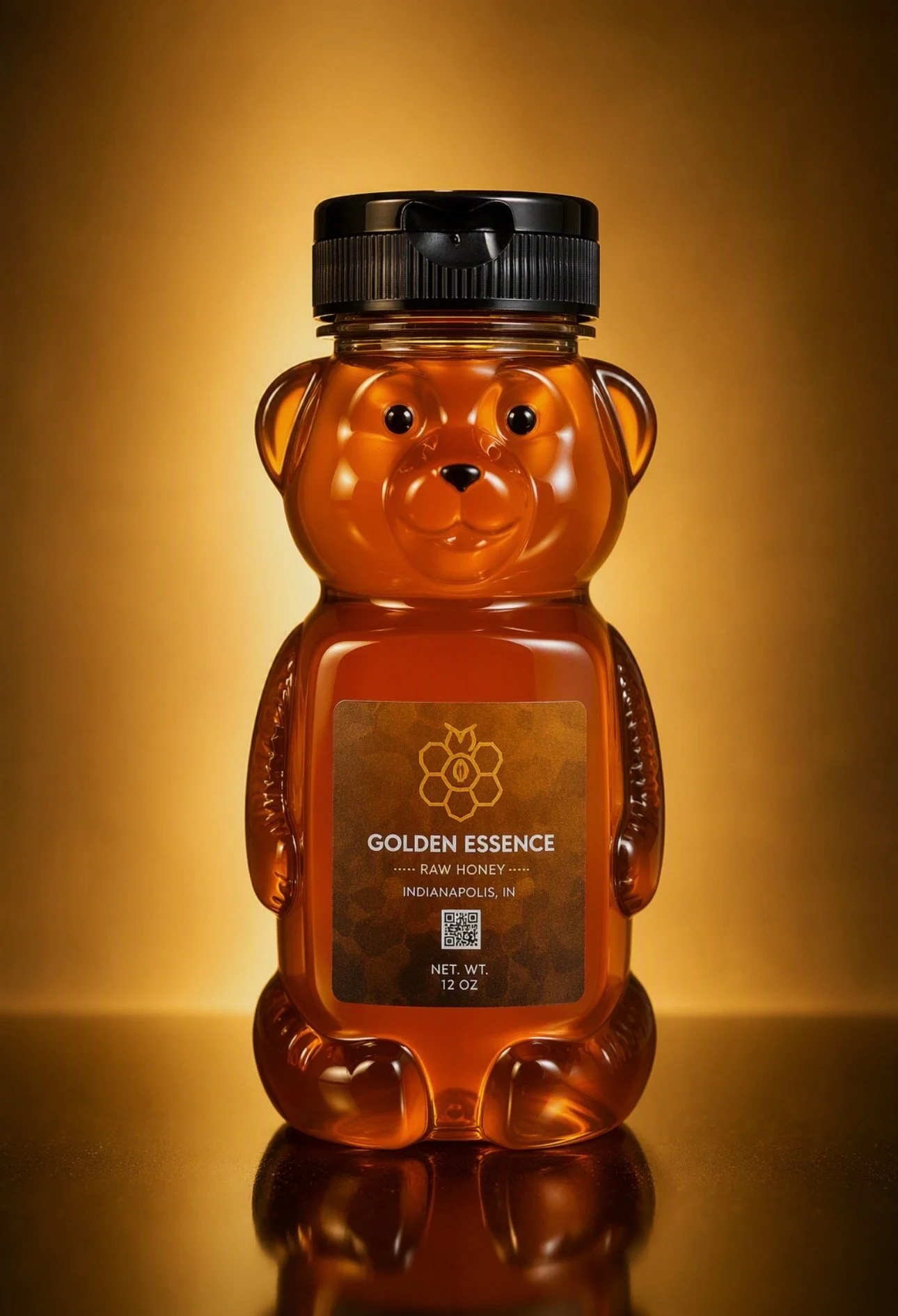 12 oz  Honey Bear Jar