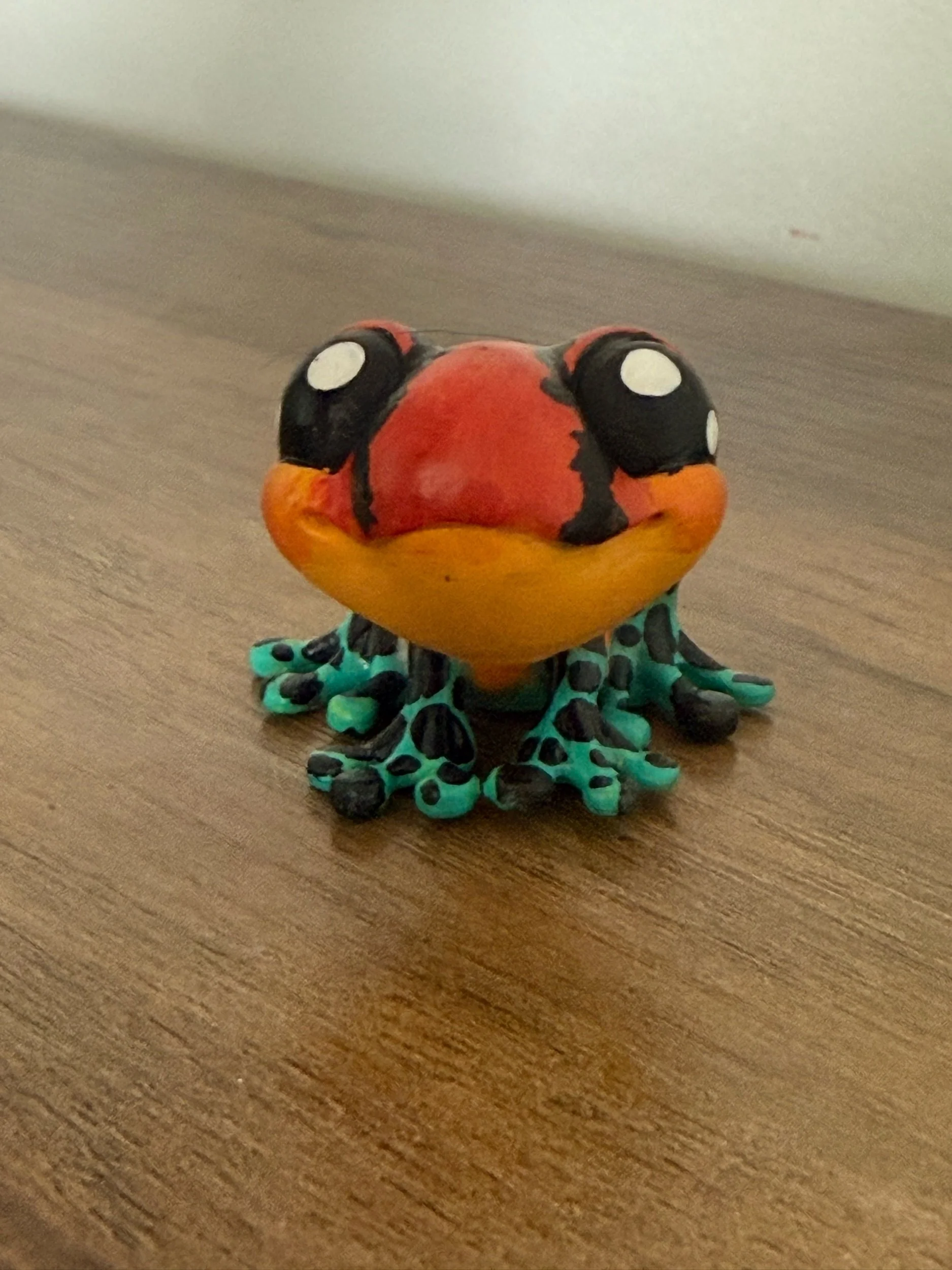 Poison Dart Frog Inspired Frog Littlest Pet Shop Custom Figurine