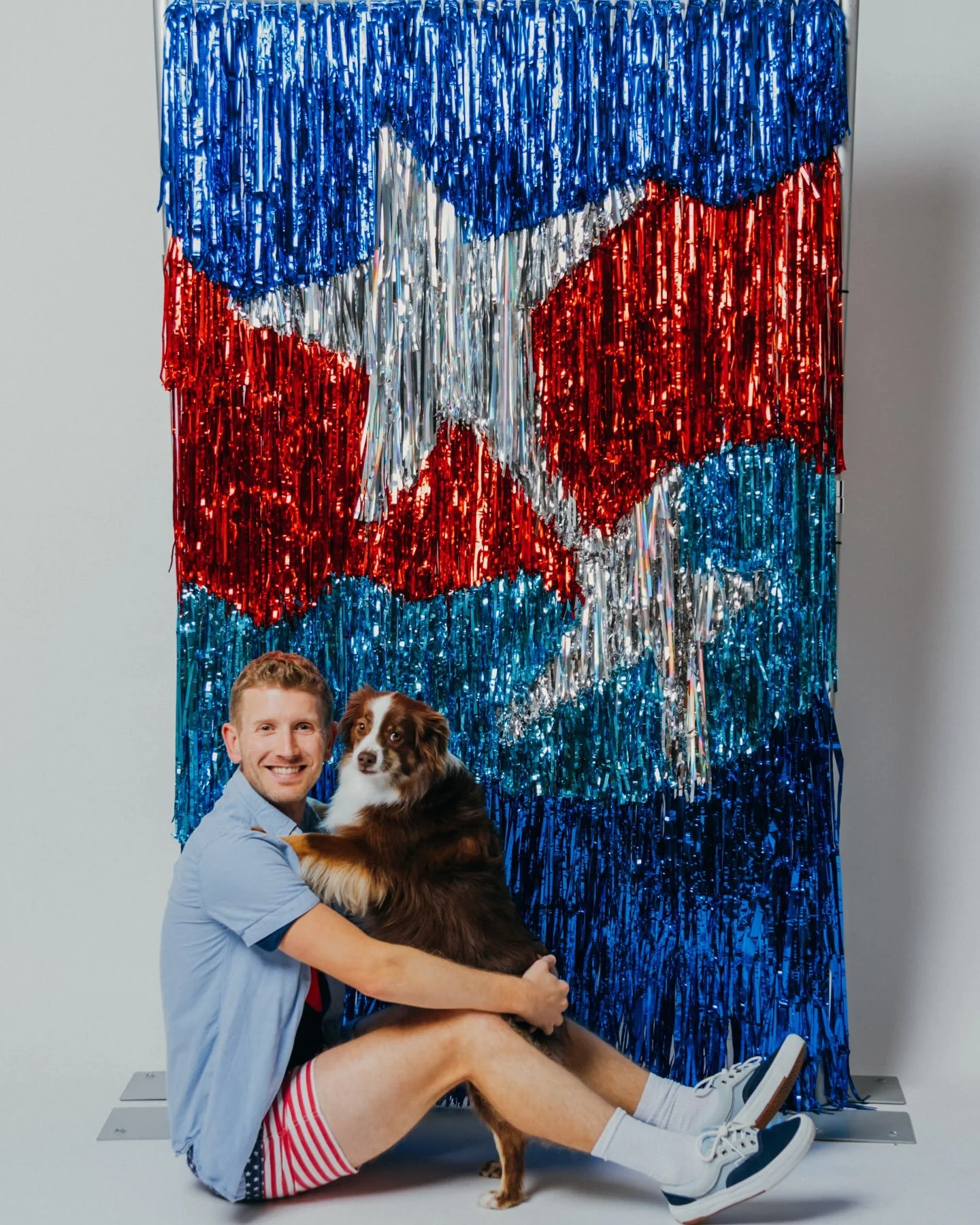 I didn&rsquo;t fight for this country.

But I did fight this fringe for three hours.

Happy Fourth from Birdie and me. 🇺🇸✨

#4thofjuly #madeinkc #miniaussie #eventdecor #kansascity