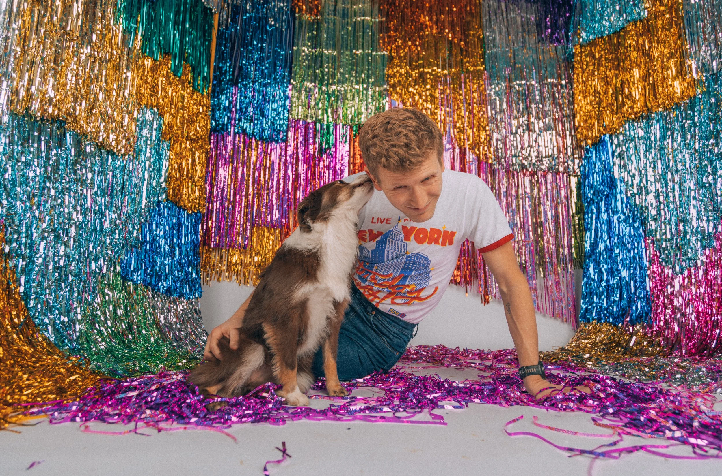 colorful fringe backdrop event decor kansas city