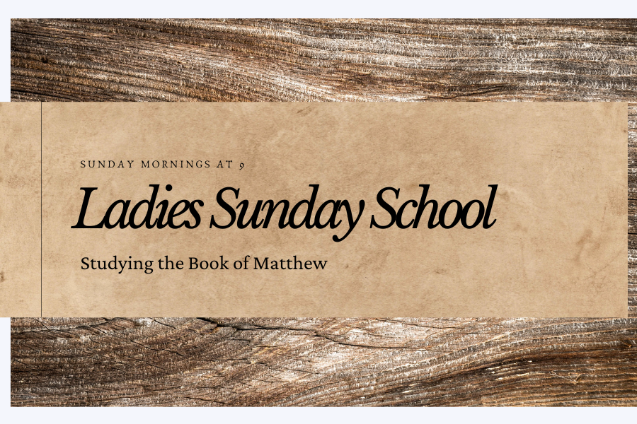 Ladies Sunday School 