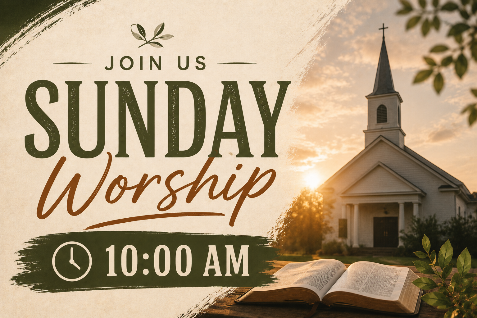 Sunday Service - 10:00 am 