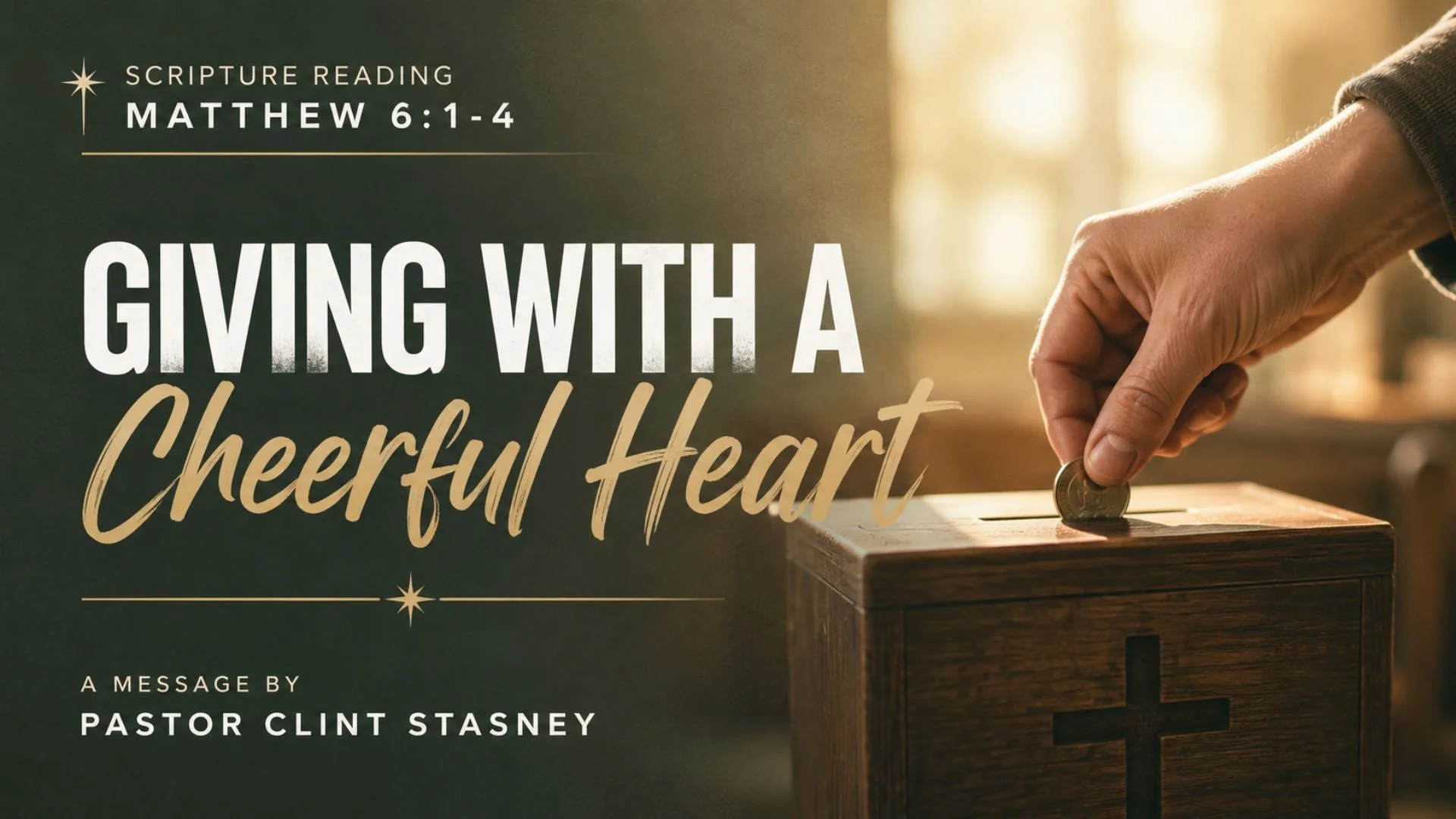 Giving With A Cheerful Heart