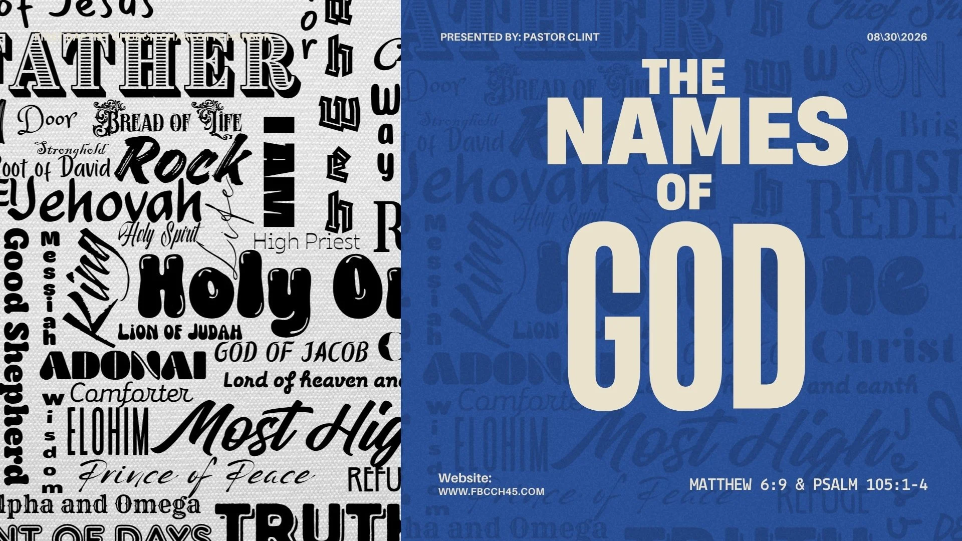 The Names Of GOD