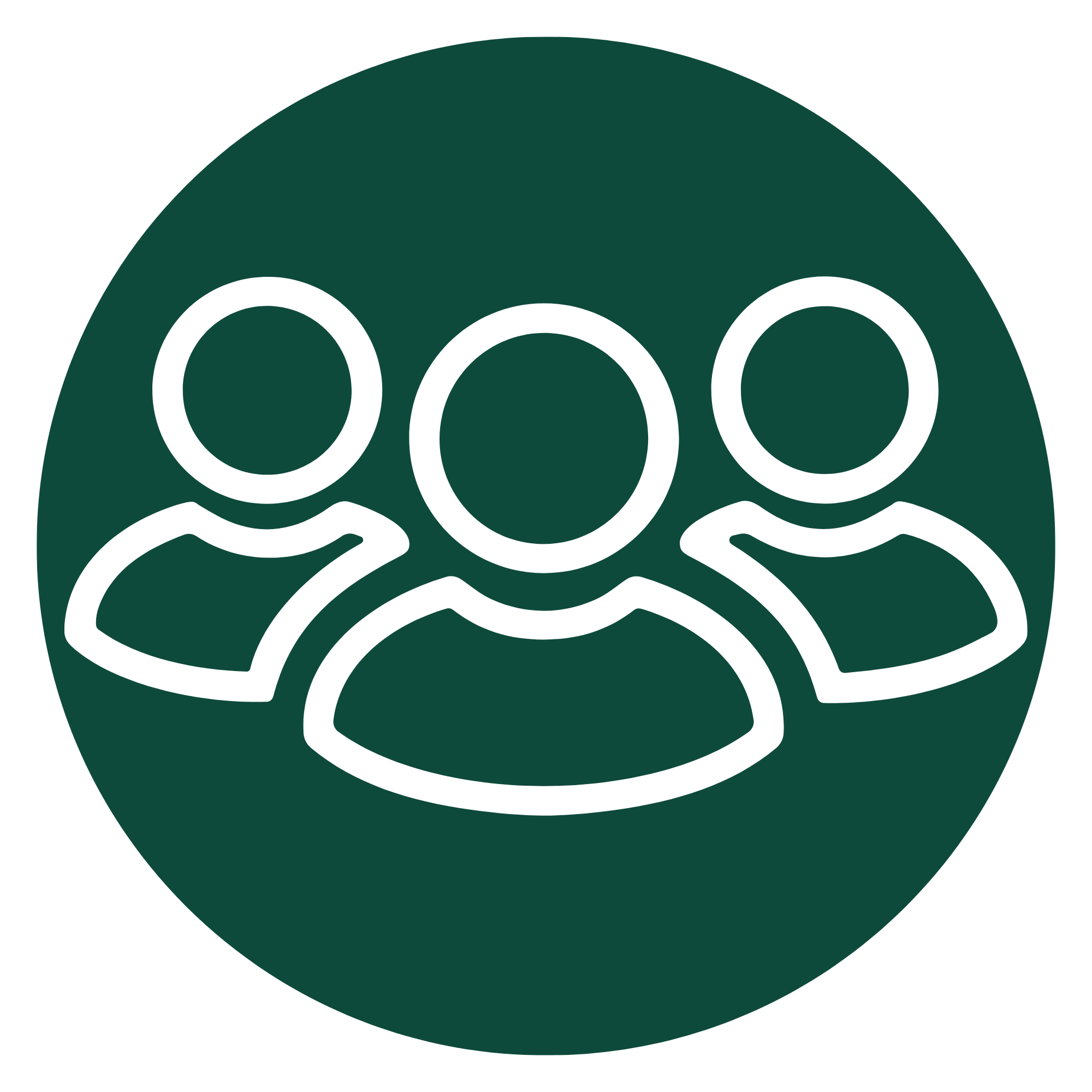 Close-up of a dark green icon featuring a skateboarding figure on waves, with three white circles above representing obstacle rings.