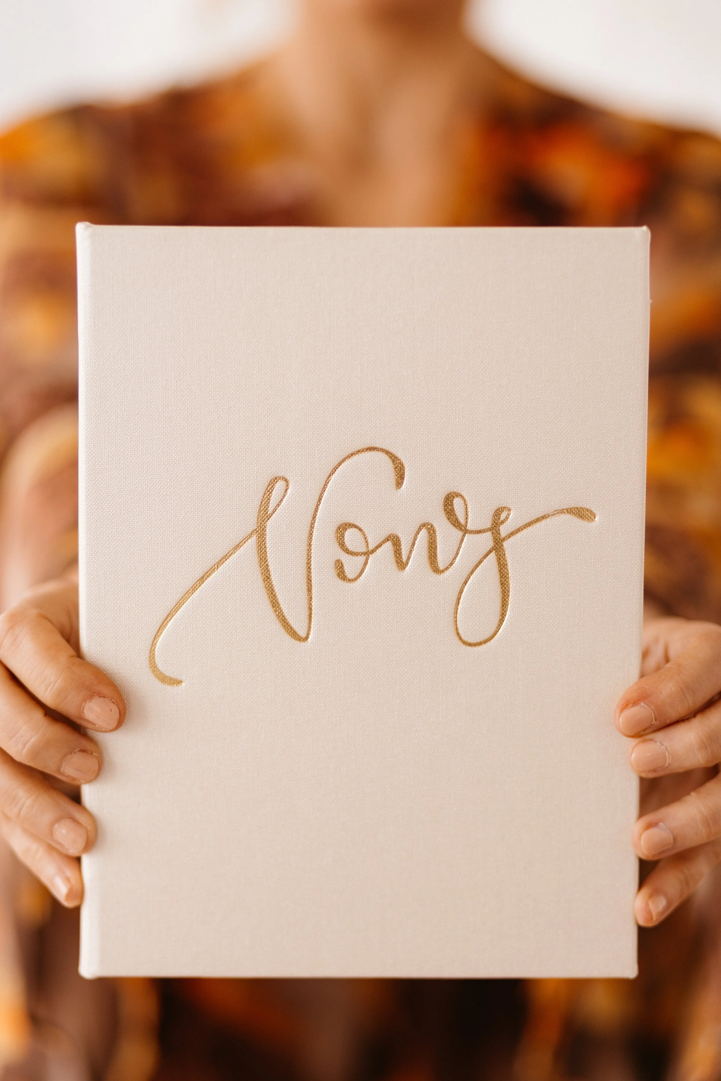 Tina the Celebrant - Vow booklet - Jewel Chenoweth Photography