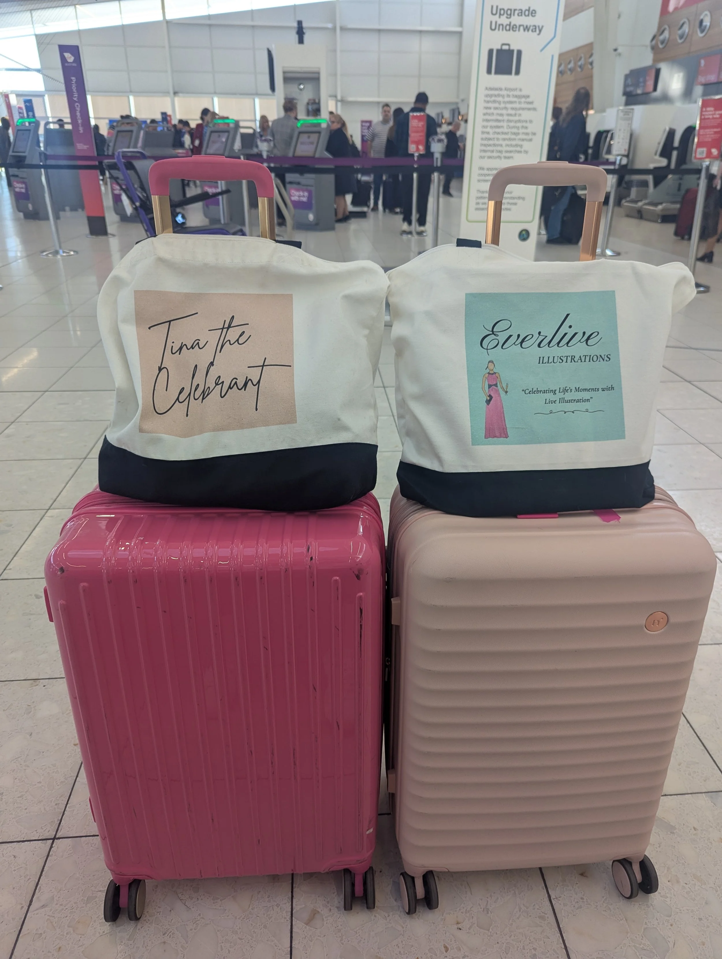 Tina the Celebrant - Everlive Illustrations Travel