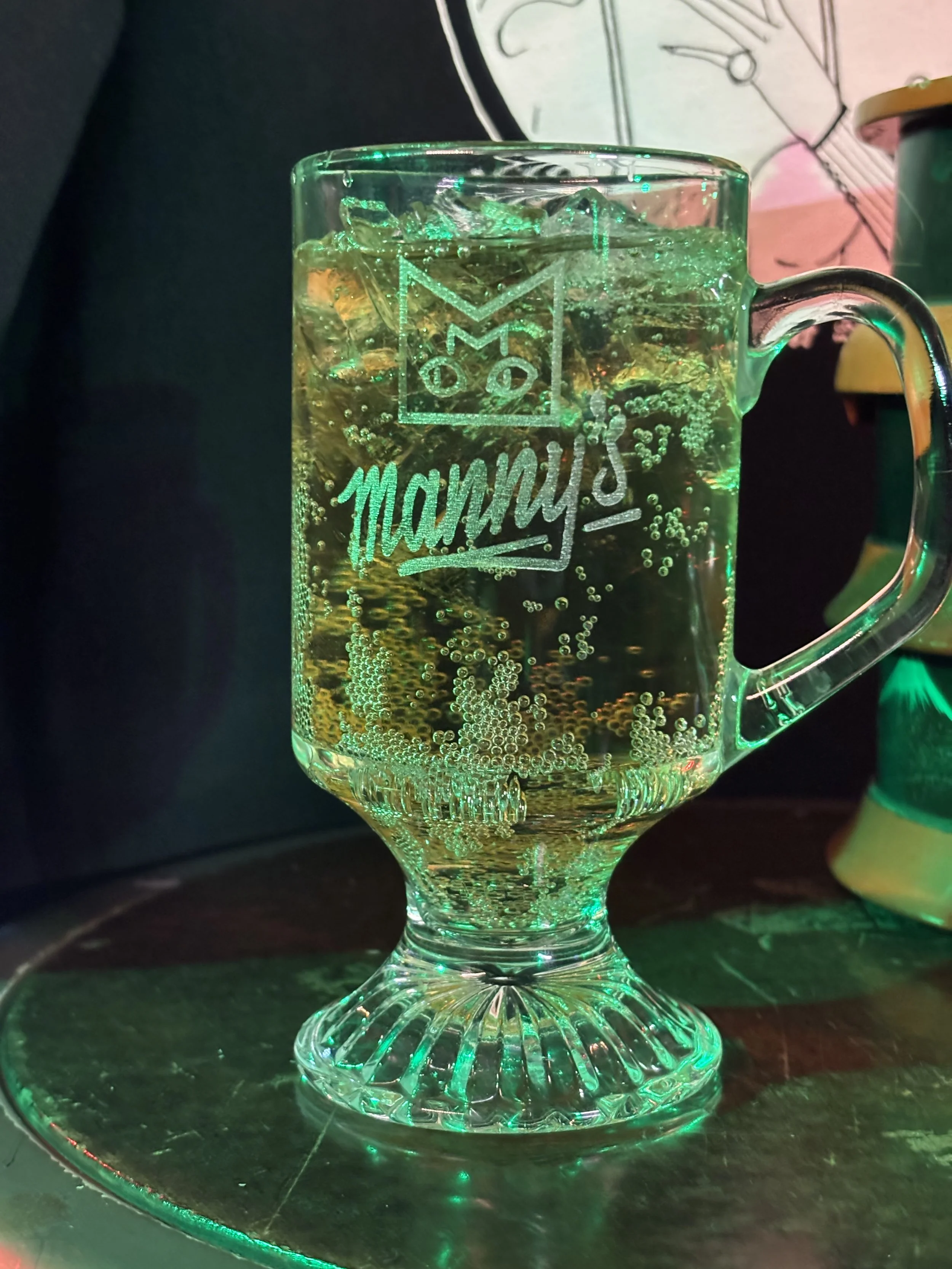 Limited Edition Manny's Glass