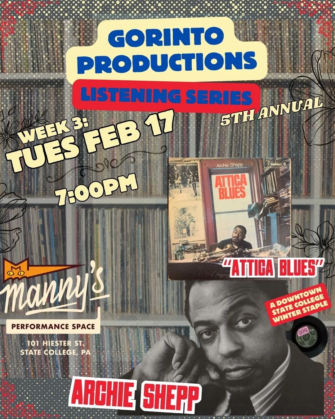 Gorinto Listening Series: Week 3 // Archie Shepp “Attica Blues”