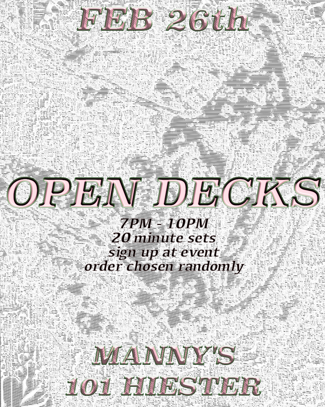 Open Decks 
