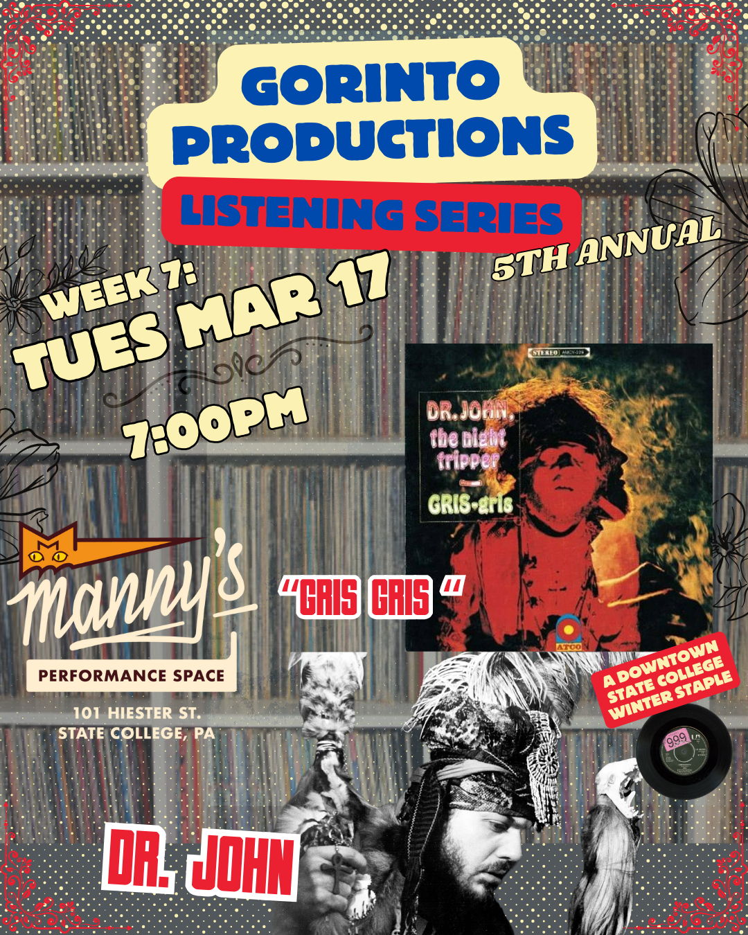 Gorinto Listening Series: Week 7 // Dr. John the Night Tripper  “Gris-Gris" 